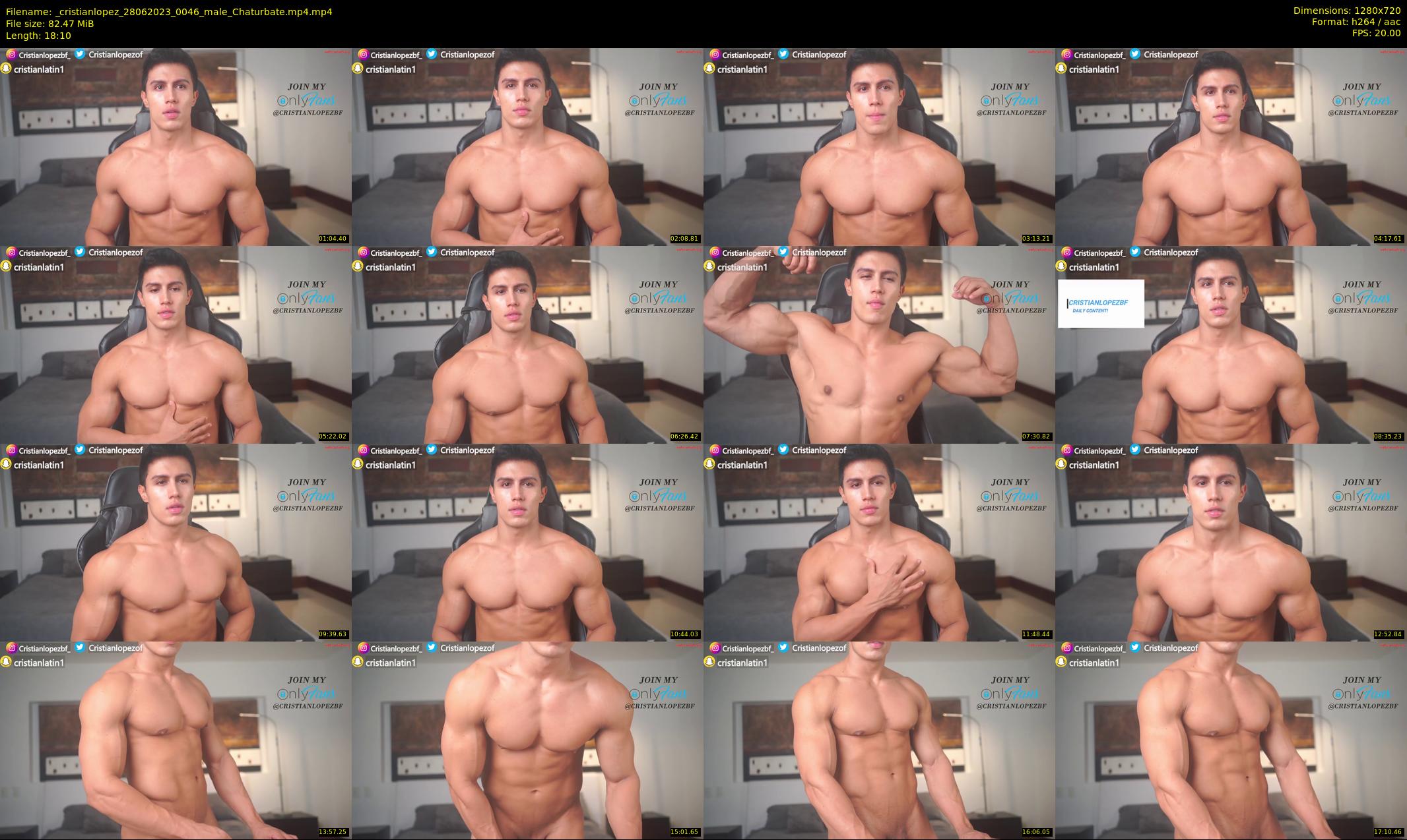 _cristianlopez — 19 minute Chaturbate male cam show recording, 720p, Jun 28, 2023