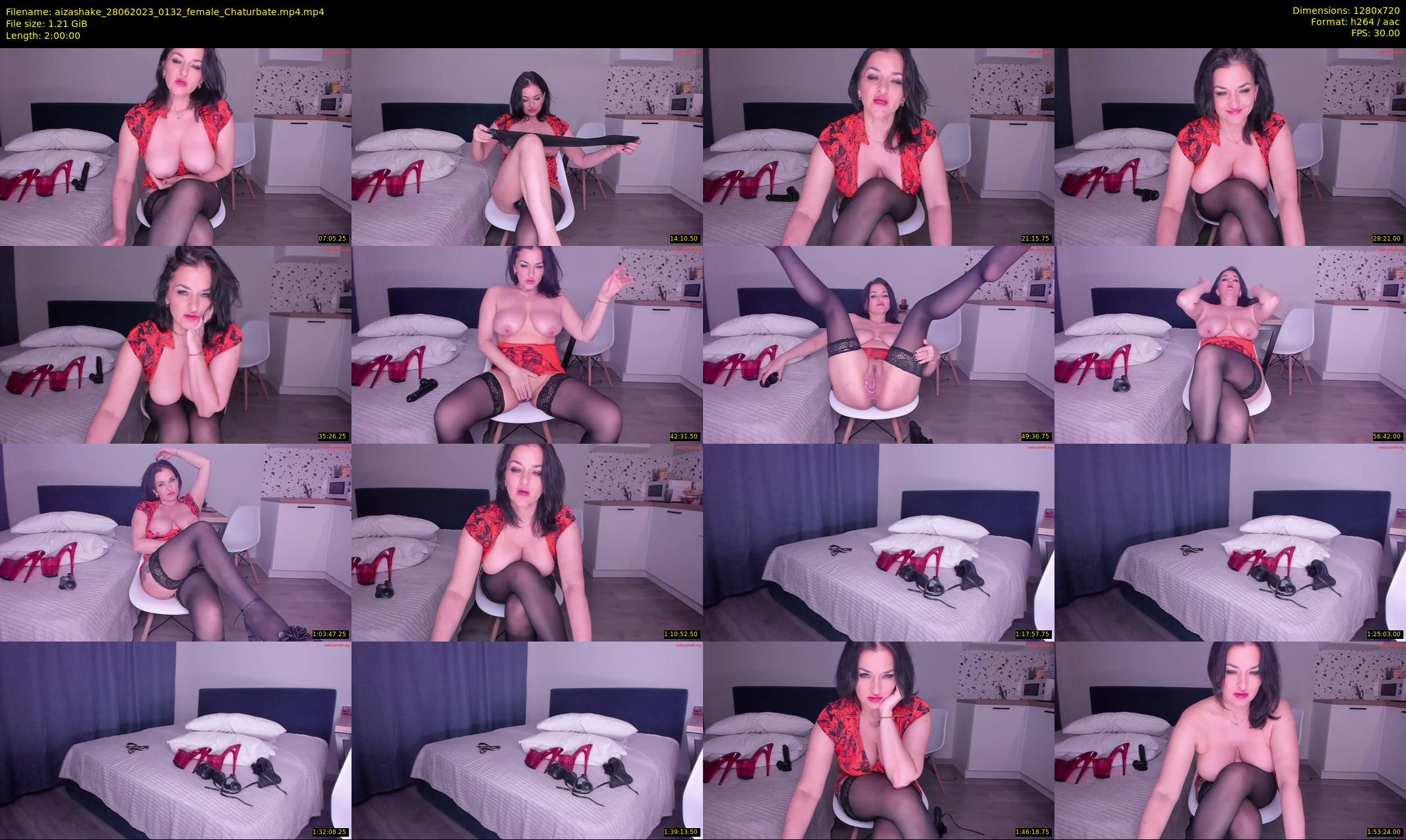 aizashake — 120 minute Chaturbate female cam show recording, 720p, Jun 28, 2023