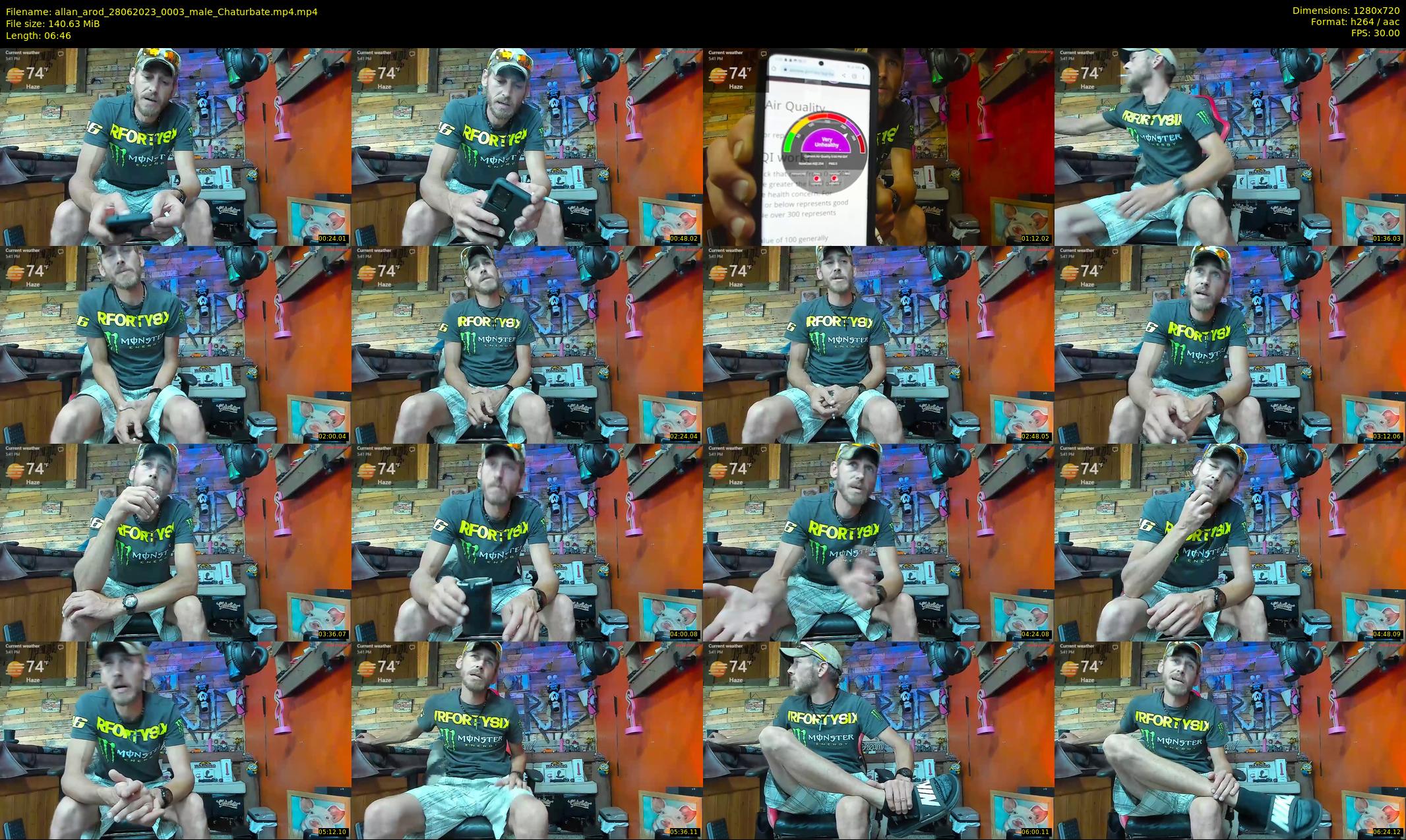 allan_arod — 7 minute Chaturbate male cam show recording, 720p, Jun 28, 2023