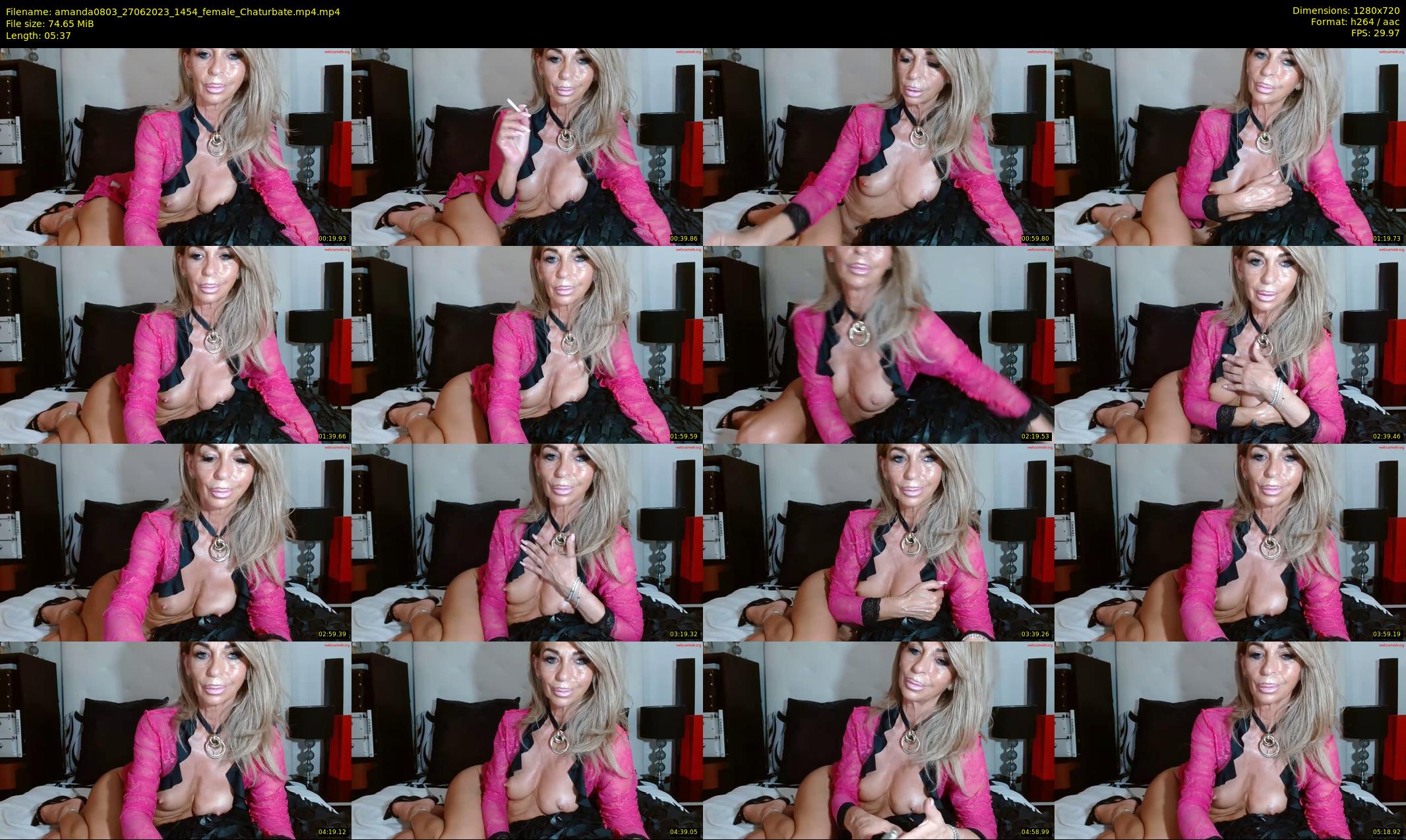 amanda0803 — 6 minute Chaturbate female cam show recording, 720p, Jun 27, 2023