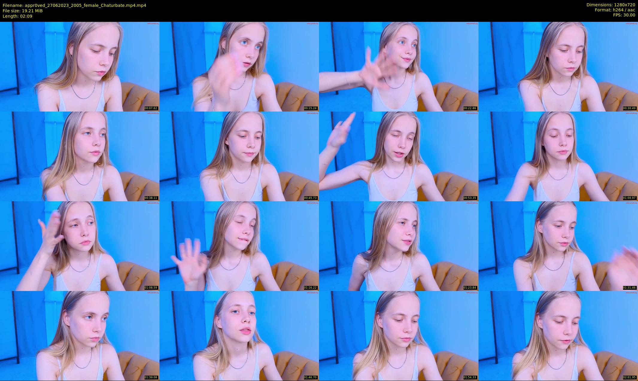 appr0ved — 3 minute Chaturbate female cam show recording, 720p, Jun 27, 2023