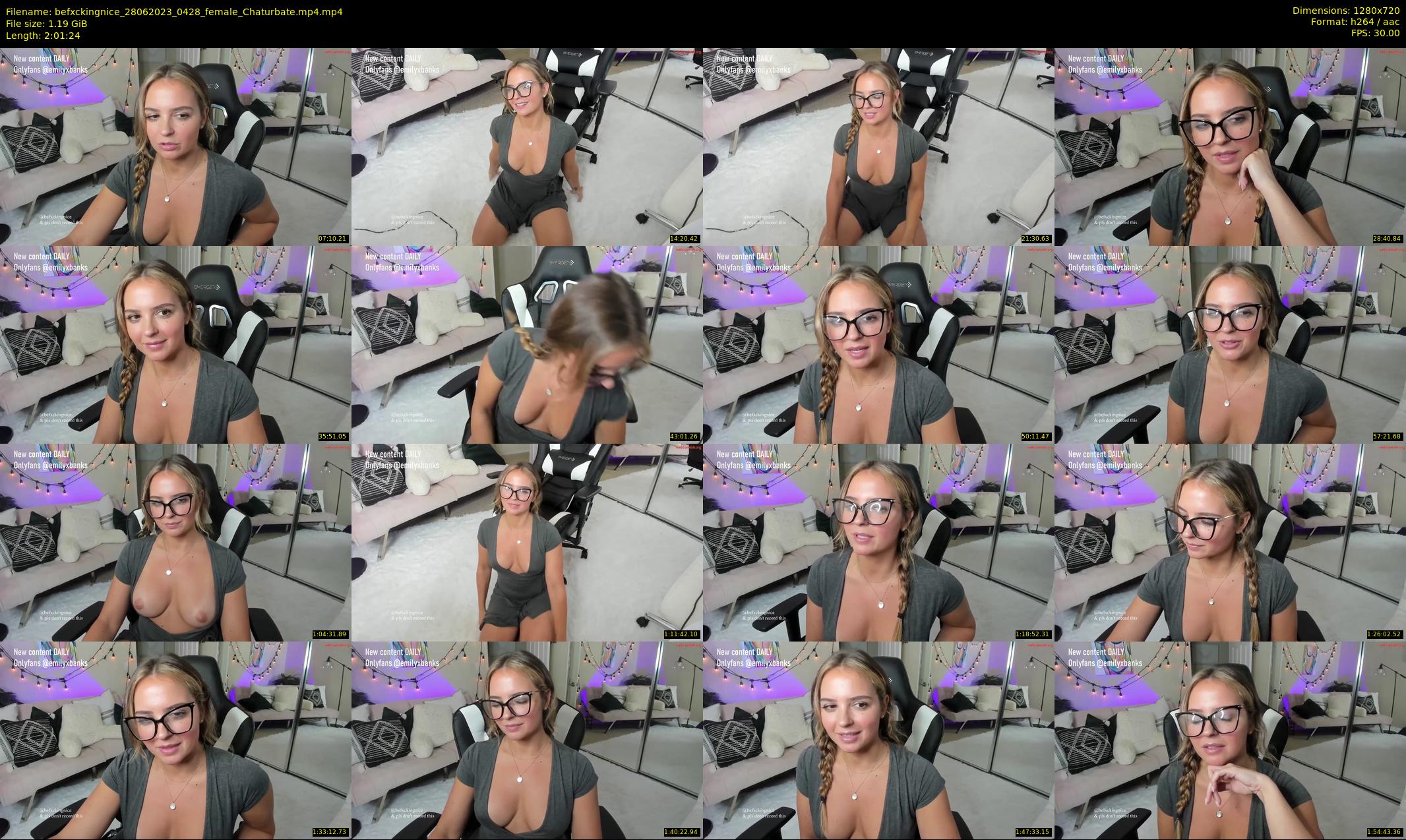 befxckingnice — 122 minute Chaturbate female cam show recording, 720p, Jun 28, 2023