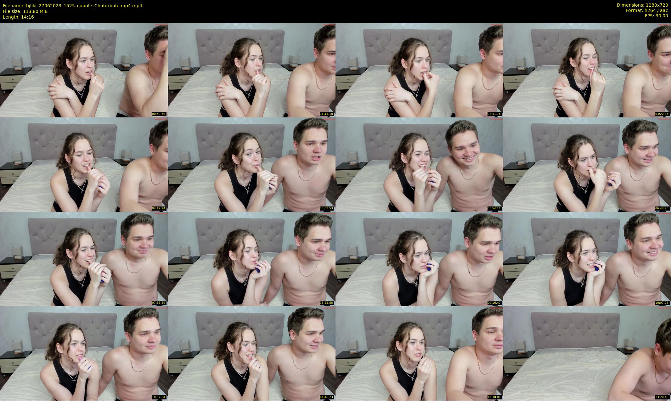 bjliki — 15 minute Chaturbate couple cam show recording, 720p, Jun 27, 2023