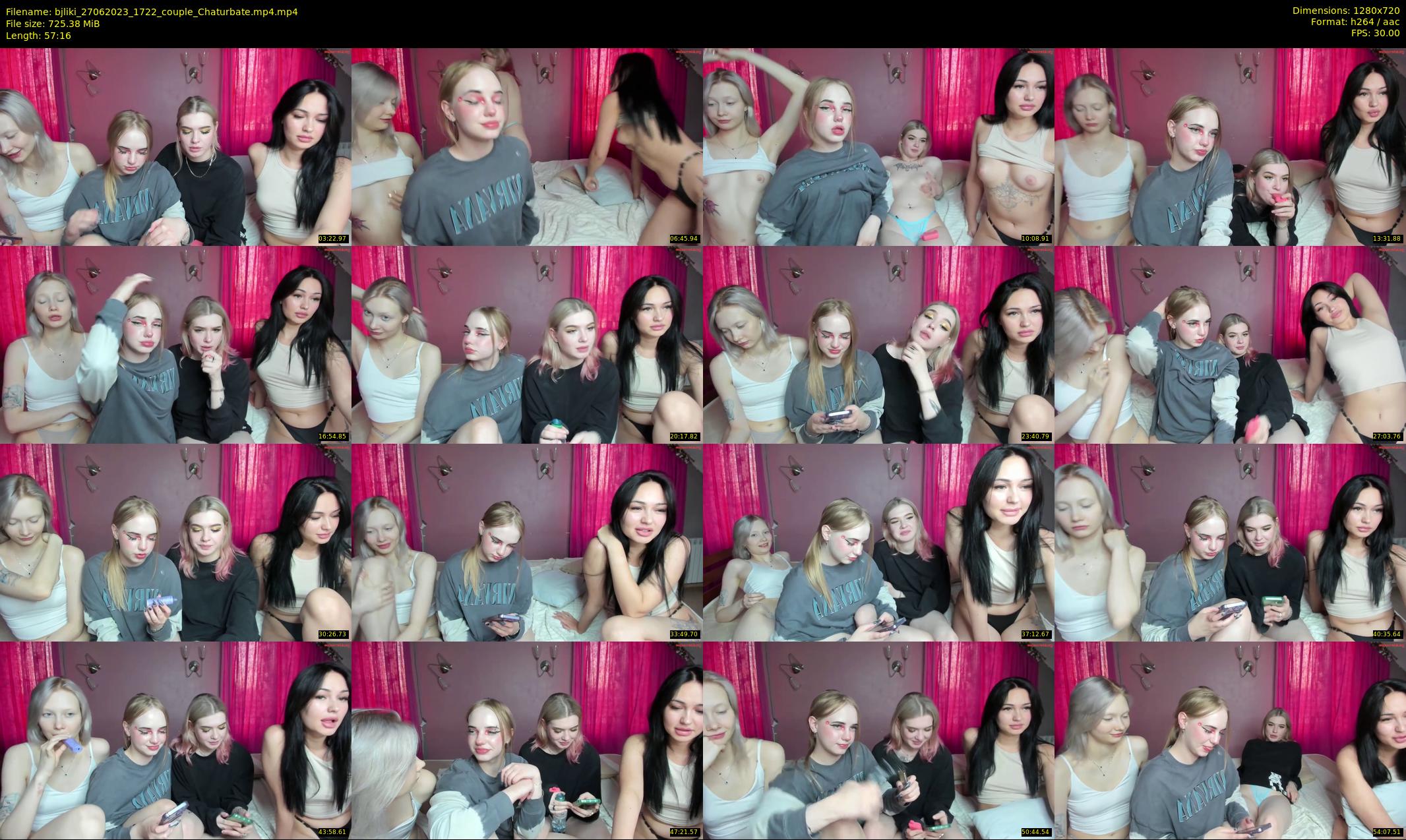bjliki — 58 minute Chaturbate couple cam show recording, 720p, Jun 27, 2023