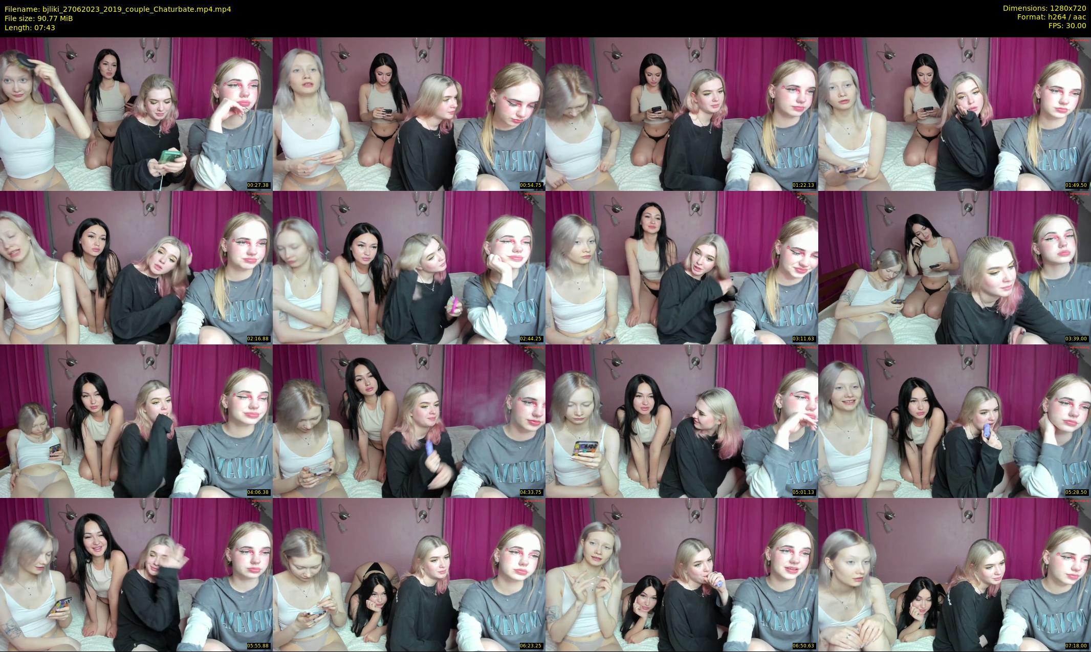 bjliki — 8 minute Chaturbate couple cam show recording, 720p, Jun 27, 2023