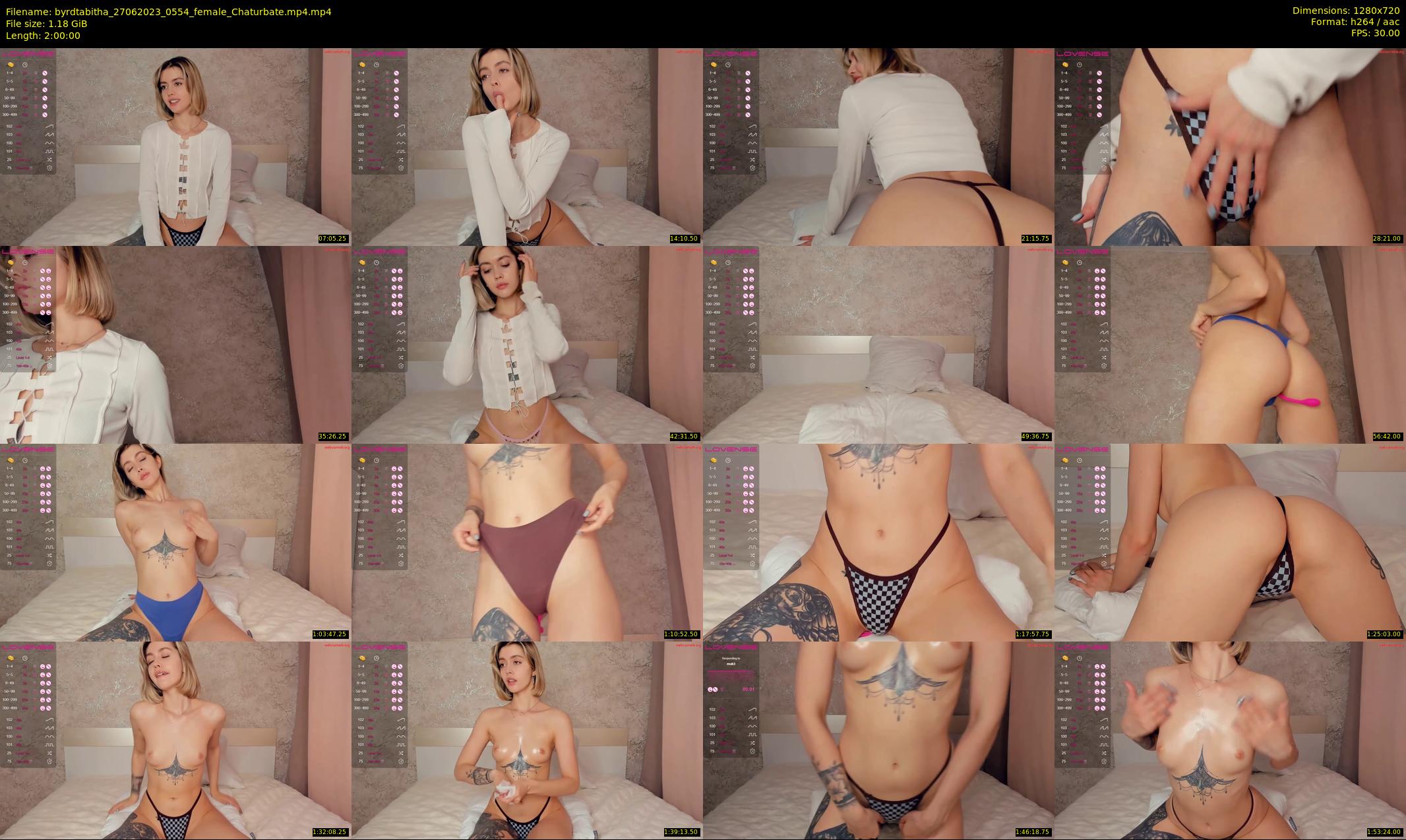 byrdtabitha — 120 minute Chaturbate female cam show recording, 720p, Jun 27, 2023