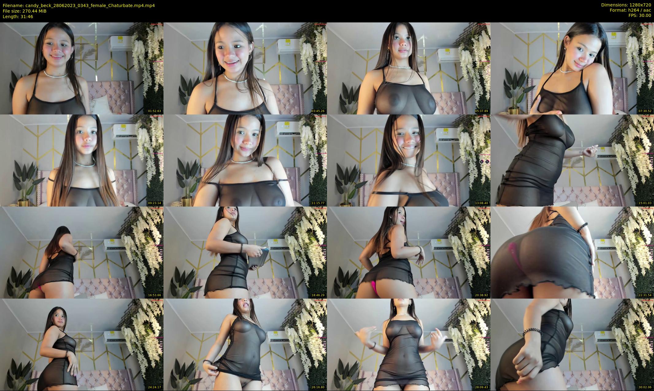 candy_beck — 32 minute Chaturbate female cam show recording, 720p, Jun 28, 2023