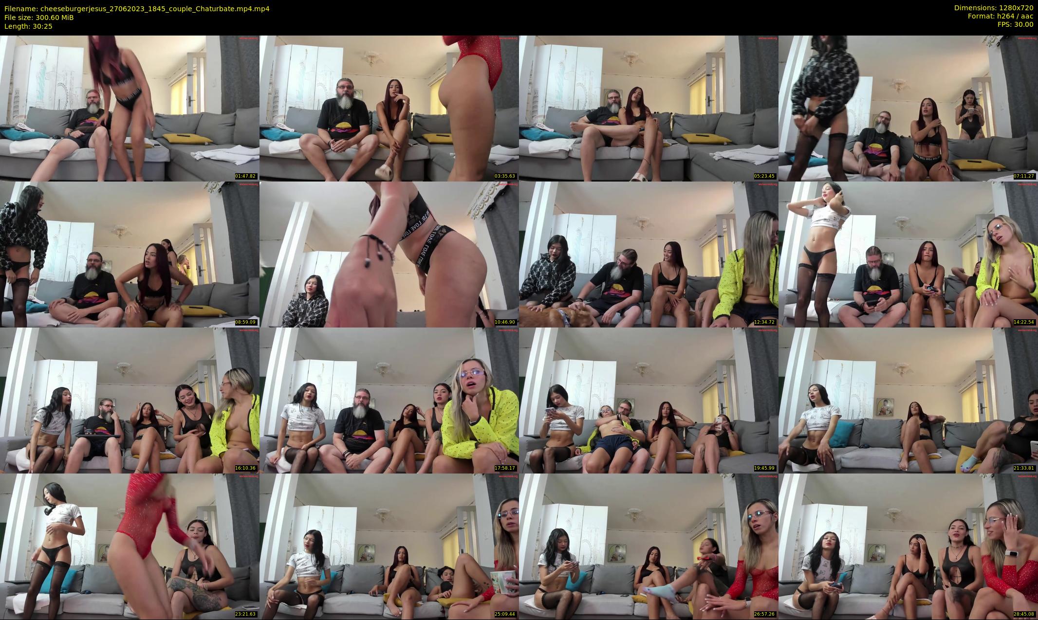 cheeseburgerjesus — 31 minute Chaturbate couple cam show recording, 720p, Jun 27, 2023