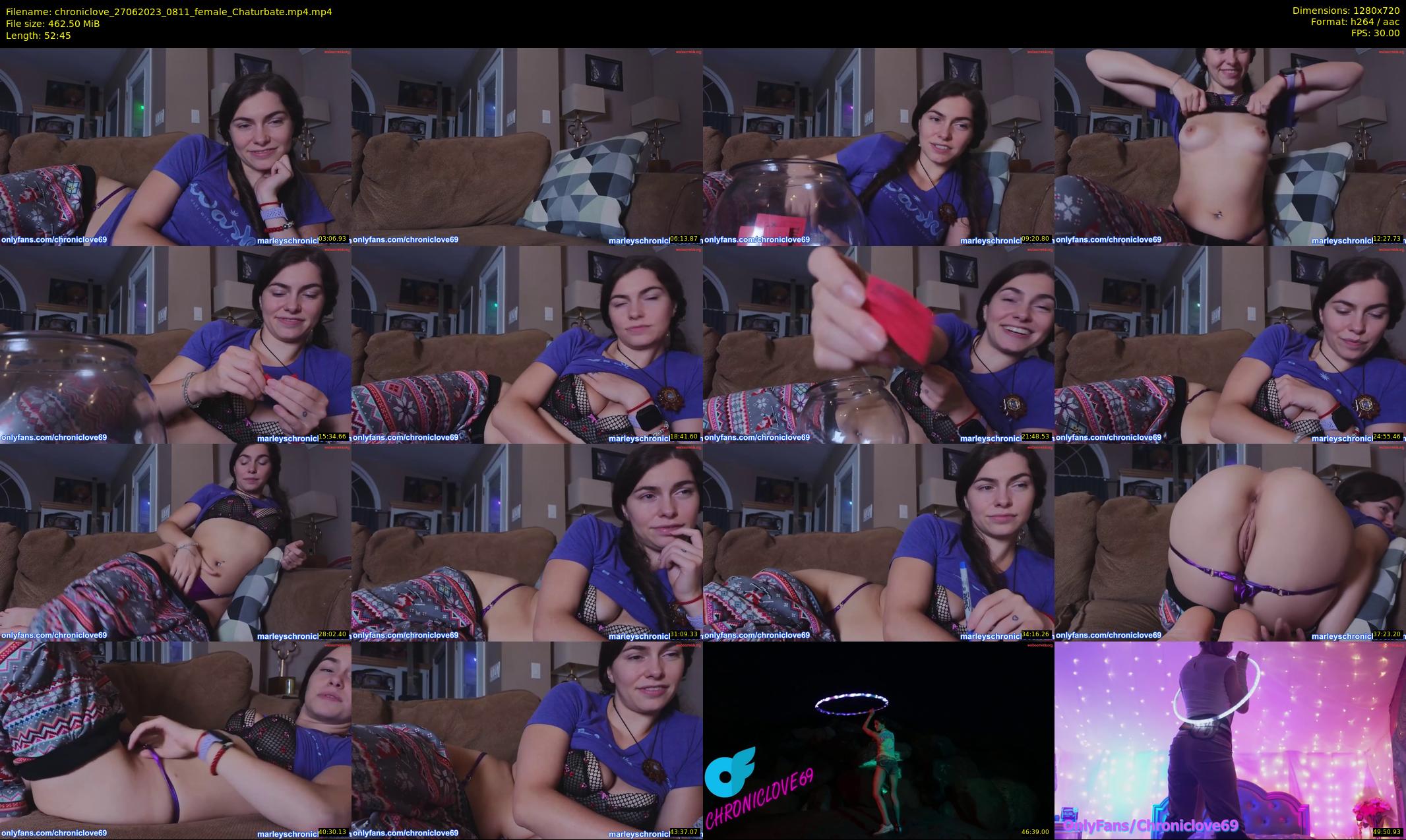 chroniclove — 53 minute Chaturbate female cam show recording, 720p, Jun 27, 2023