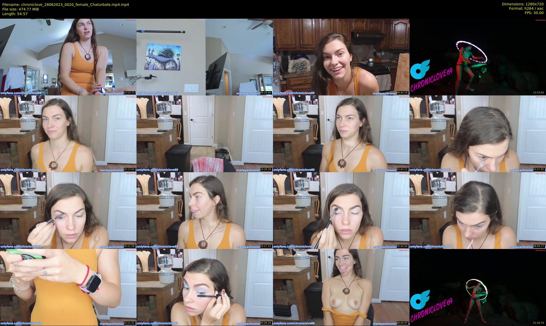 chroniclove — 55 minute Chaturbate female cam show recording, 720p, Jun 28, 2023