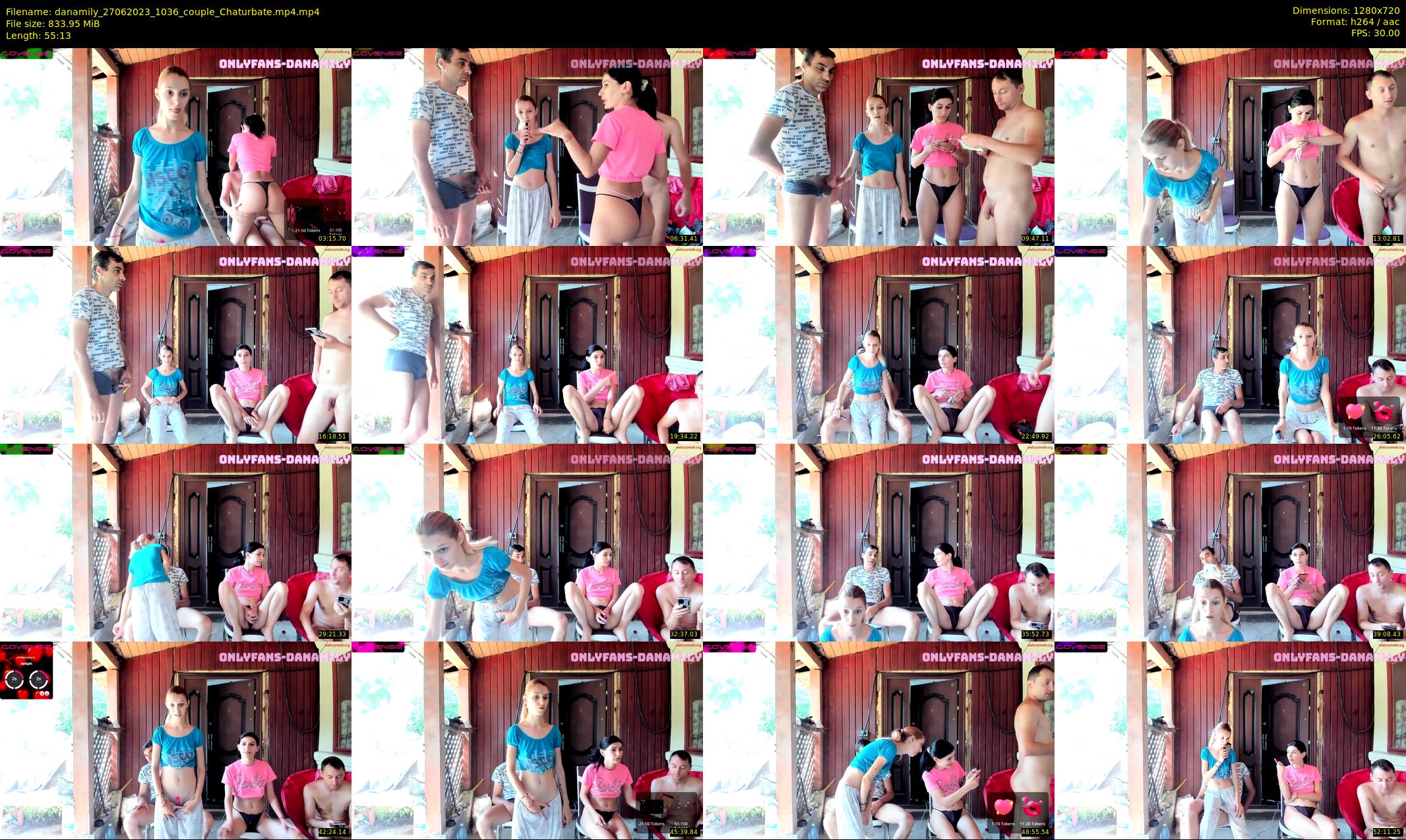 danamily — 56 minute Chaturbate female cam show recording, 720p, Jun 27, 2023