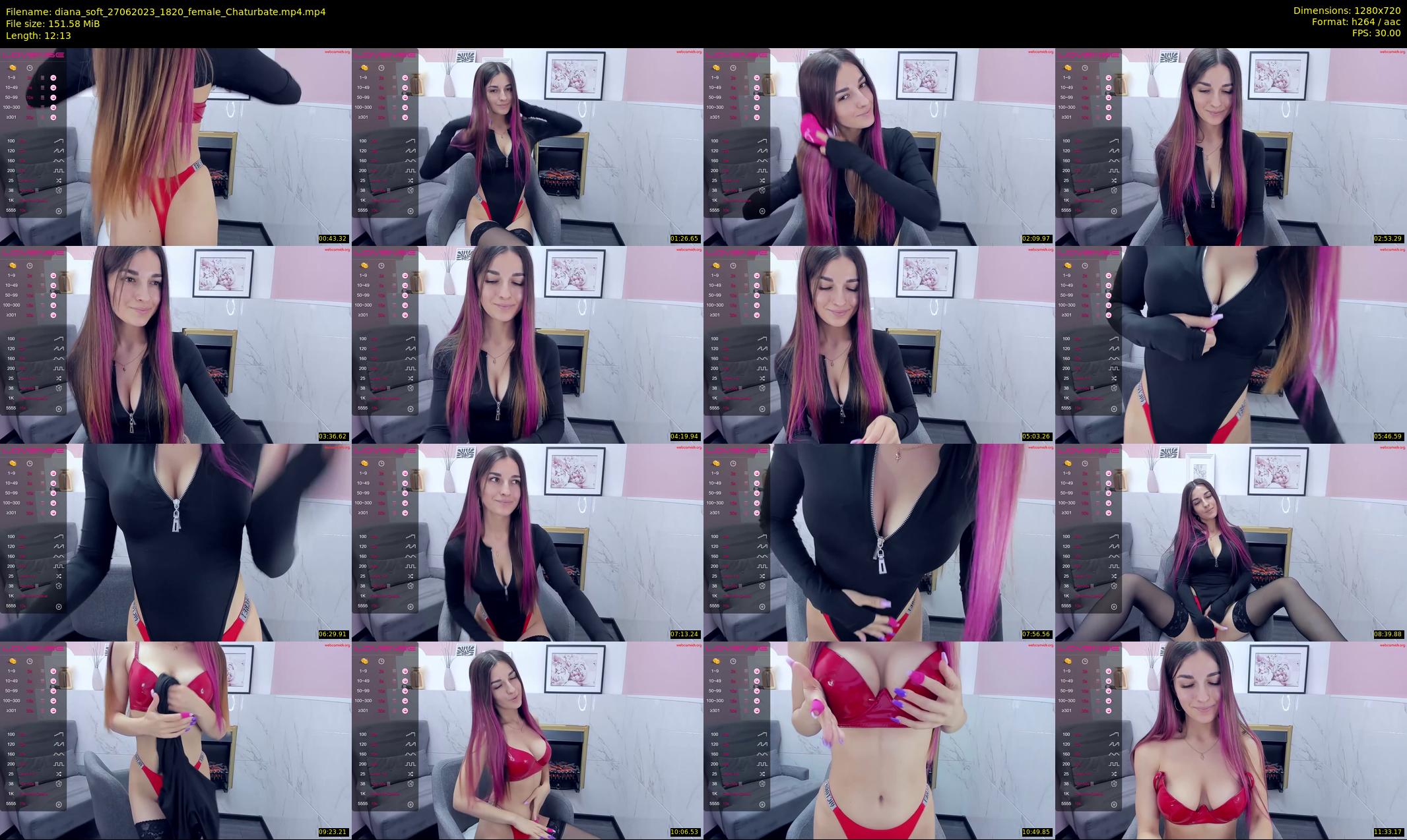 diana_soft — 13 minute Chaturbate female cam show recording, 720p, Jun 27, 2023