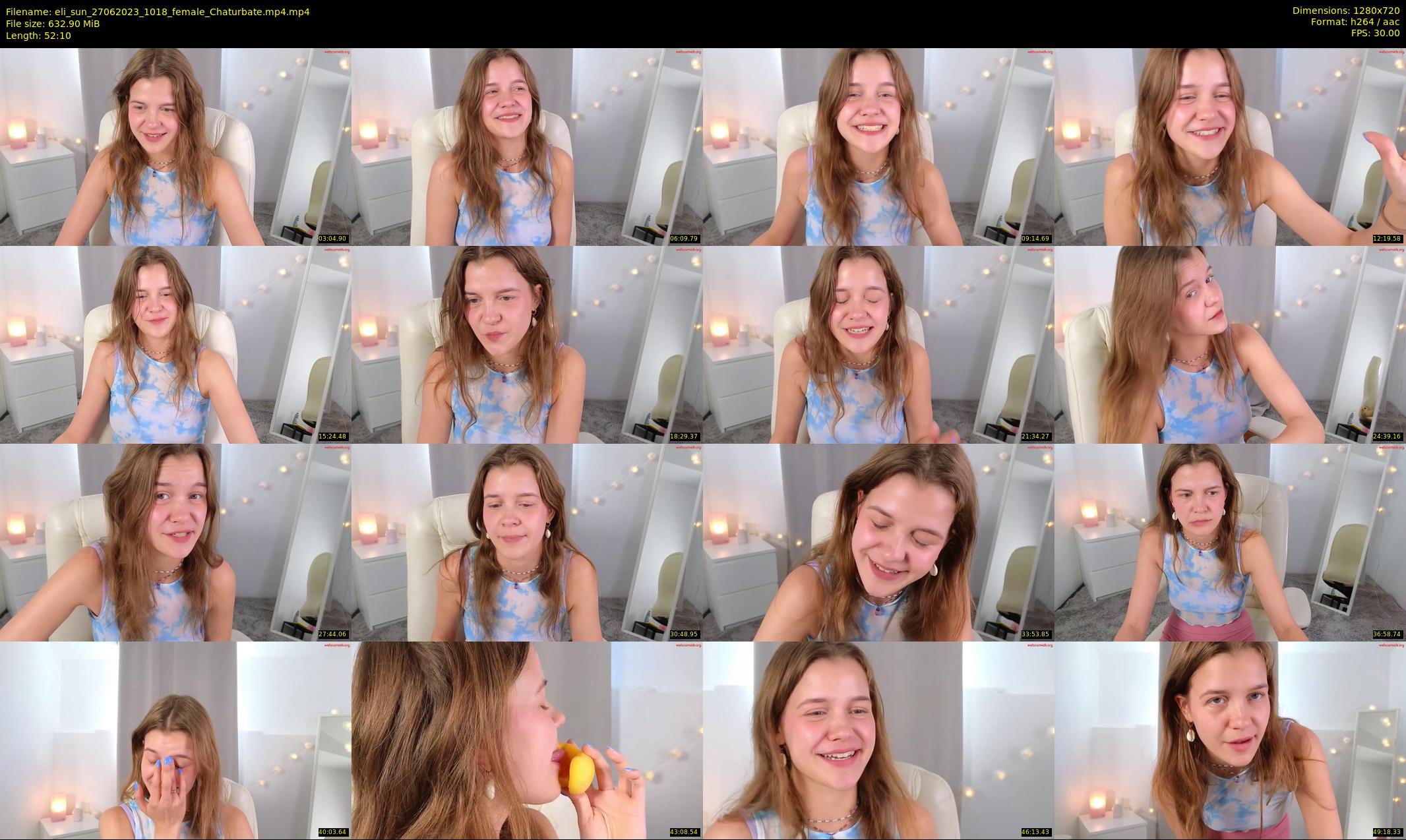 eli_sun — 53 minute Chaturbate female cam show recording, 720p, Jun 27, 2023