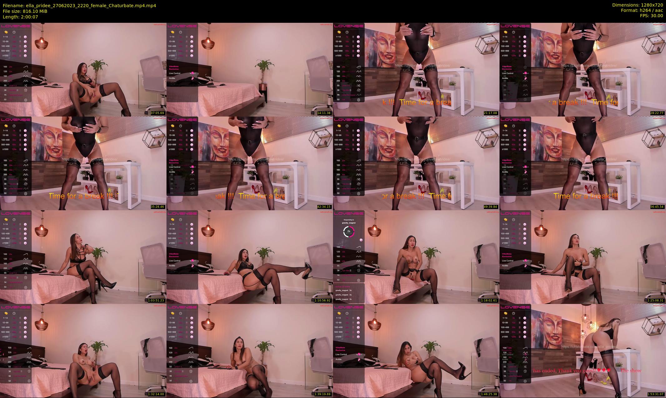 ella_pridee — 121 minute Chaturbate female cam show recording, 720p, Jun 27, 2023