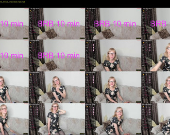 elzaglower — 54 minute Chaturbate female cam show recording, 720p, Jun 27, 2023