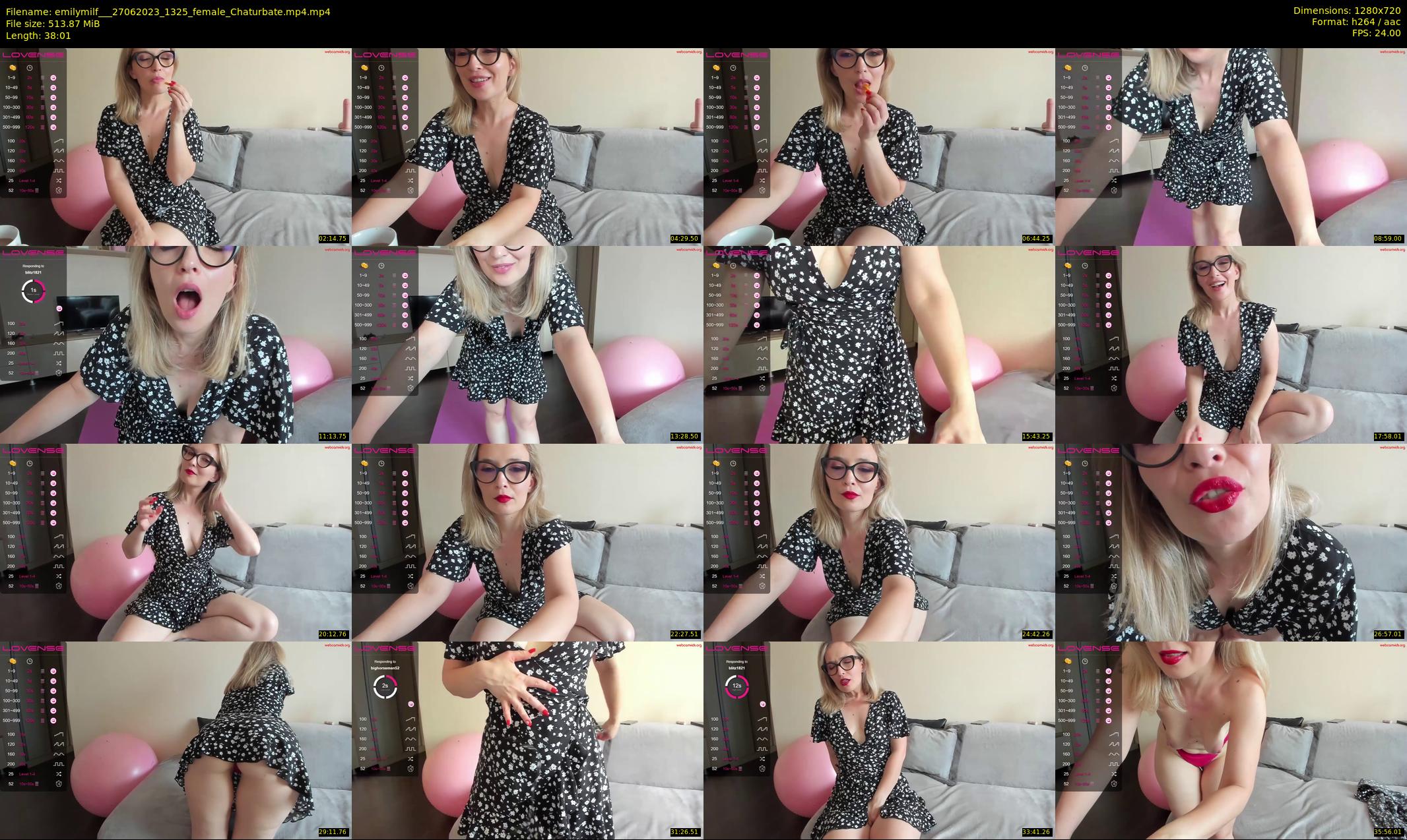 emilymilf__ — 39 minute Chaturbate female cam show recording, 720p, Jun 27, 2023