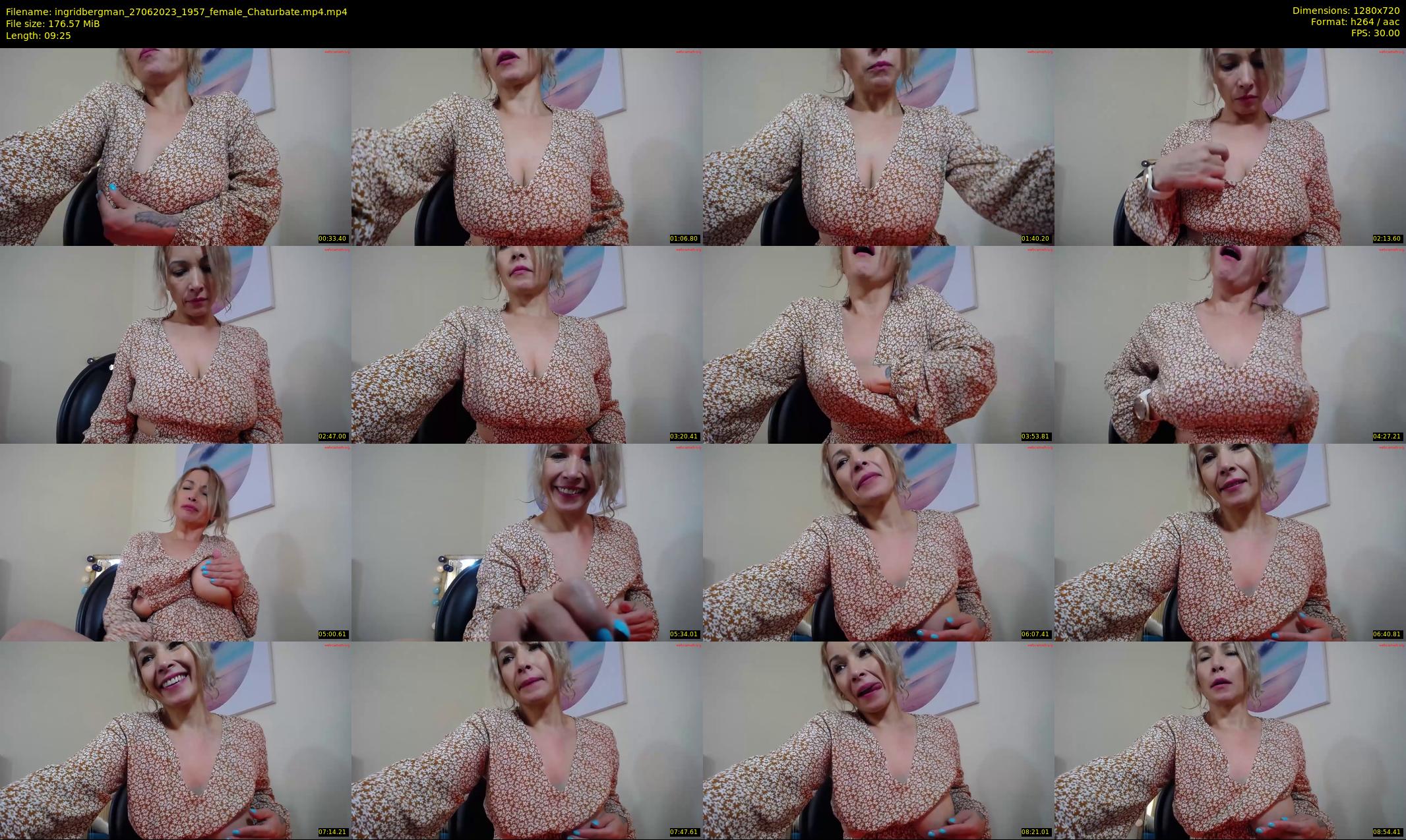 ingridbergman — 10 minute Chaturbate female cam show recording, 720p, Jun 27, 2023