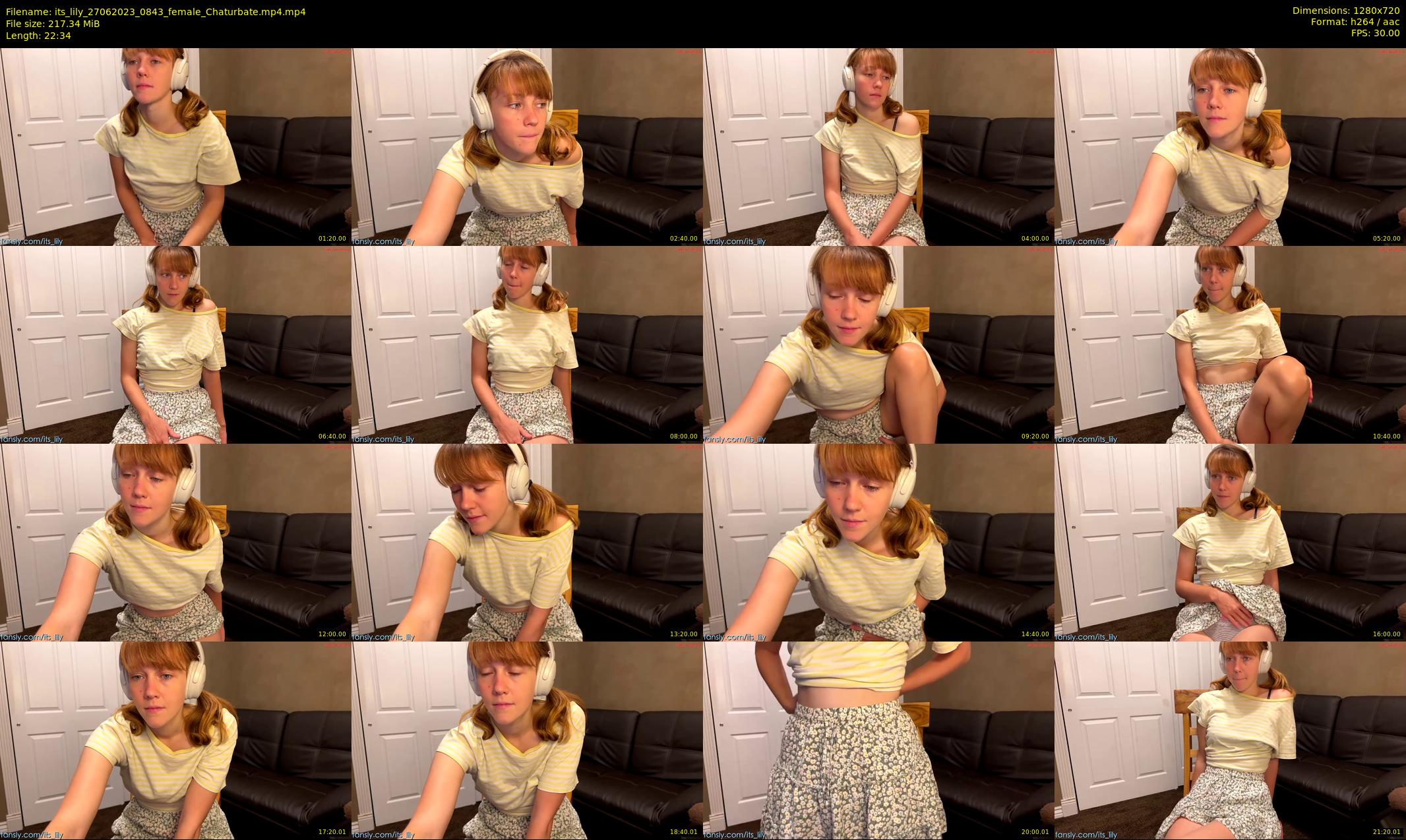 its_lily — 23 minute Chaturbate female cam show recording, 720p, Jun 27, 2023