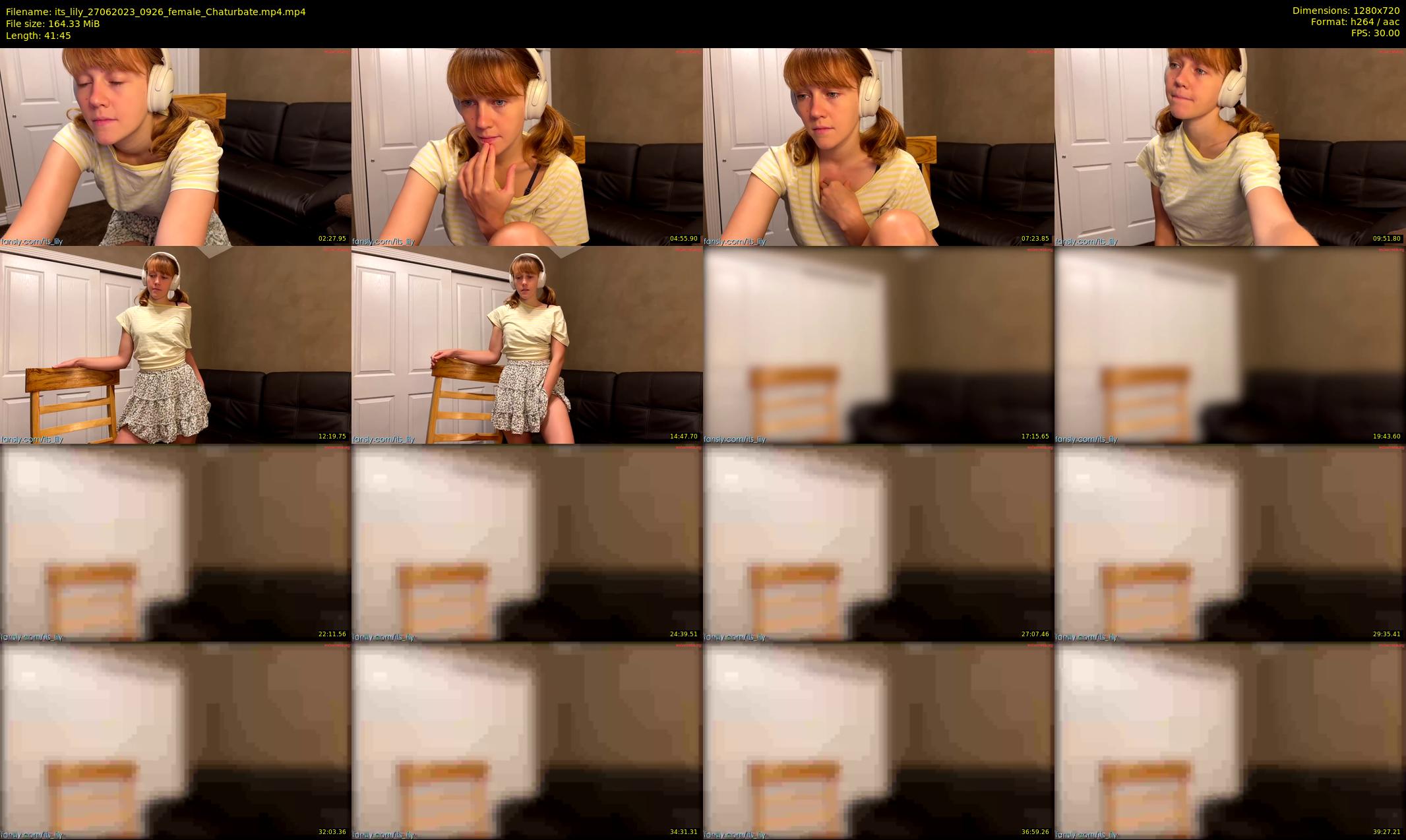 its_lily — 42 minute Chaturbate female cam show recording, 720p, Jun 27, 2023