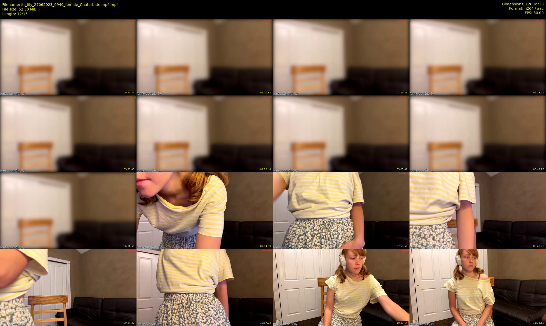 its_lily — 13 minute Chaturbate female cam show recording, 720p, Jun 27, 2023