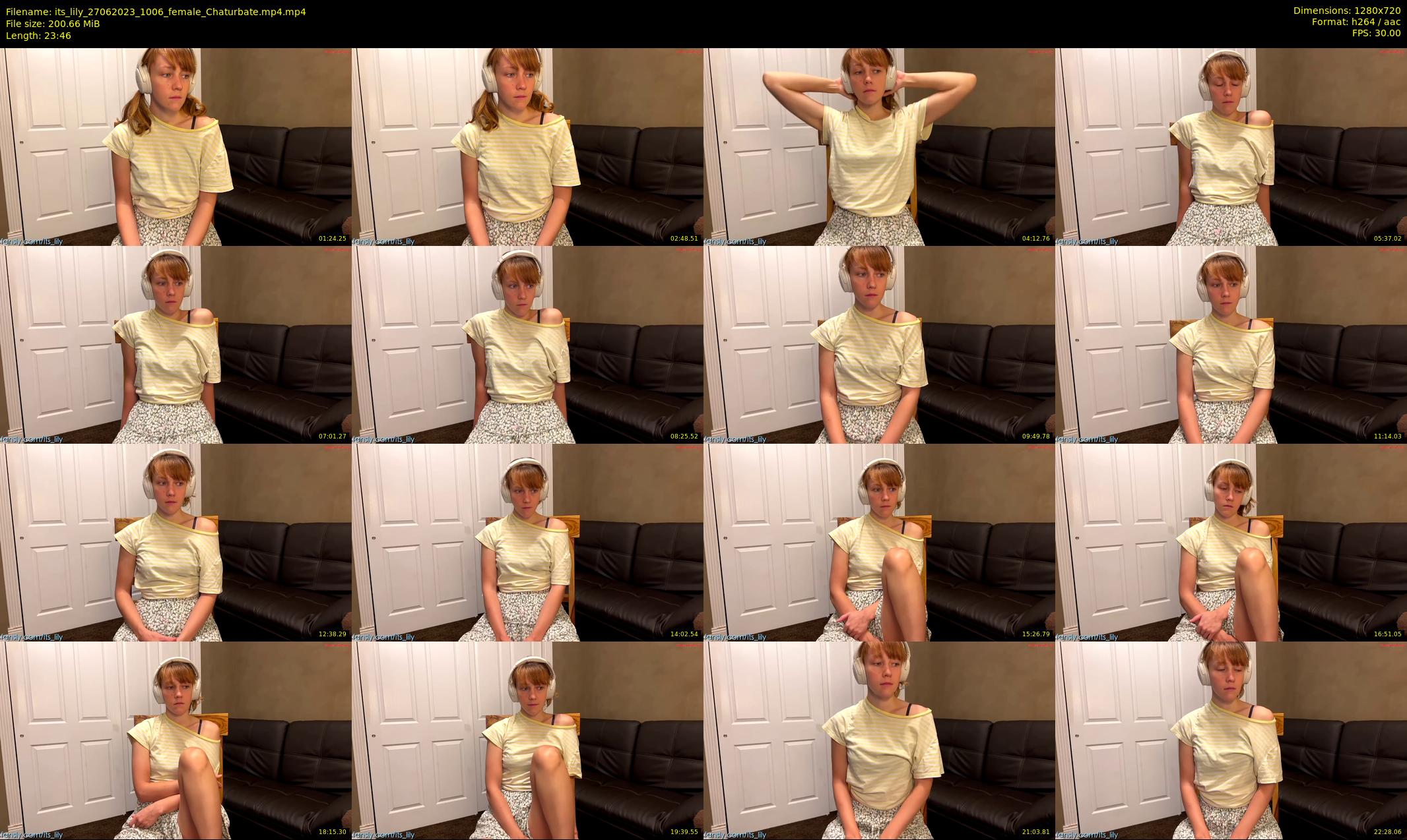 its_lily — 24 minute Chaturbate female cam show recording, 720p, Jun 27, 2023
