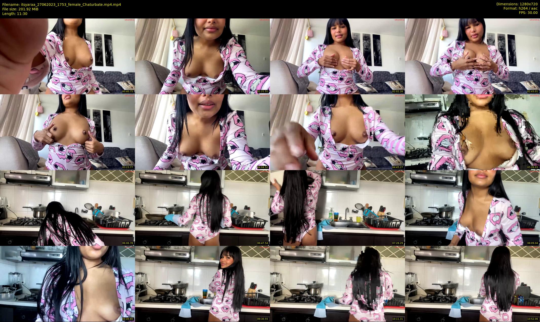 itsyaraa — 12 minute Chaturbate female cam show recording, 720p, Jun 27, 2023