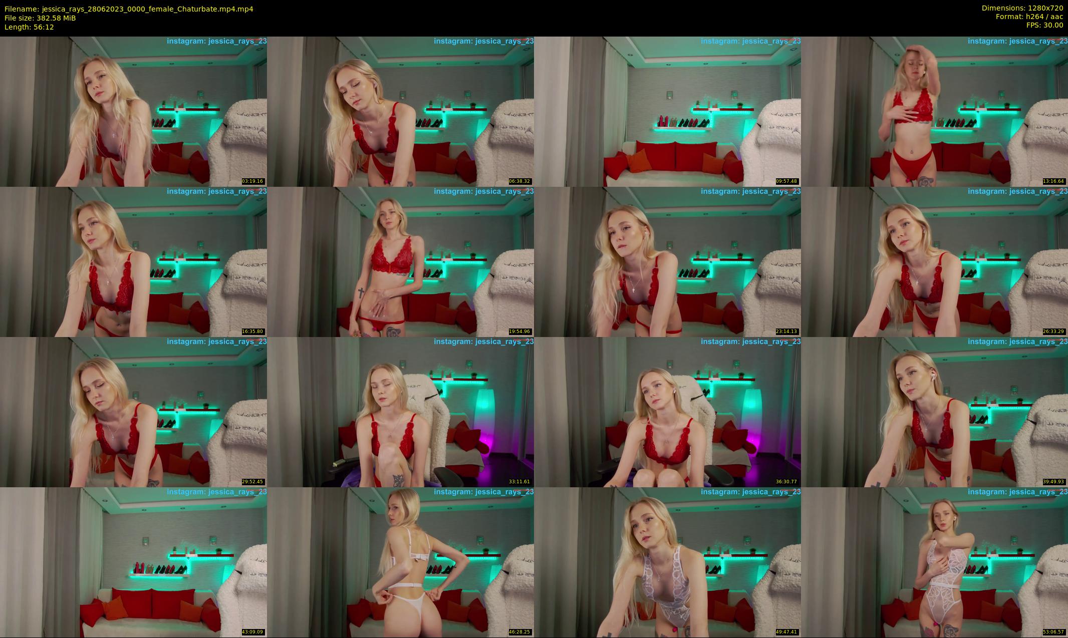 jessica_rays — 57 minute Chaturbate couple cam show recording, 720p, Jun 28, 2023