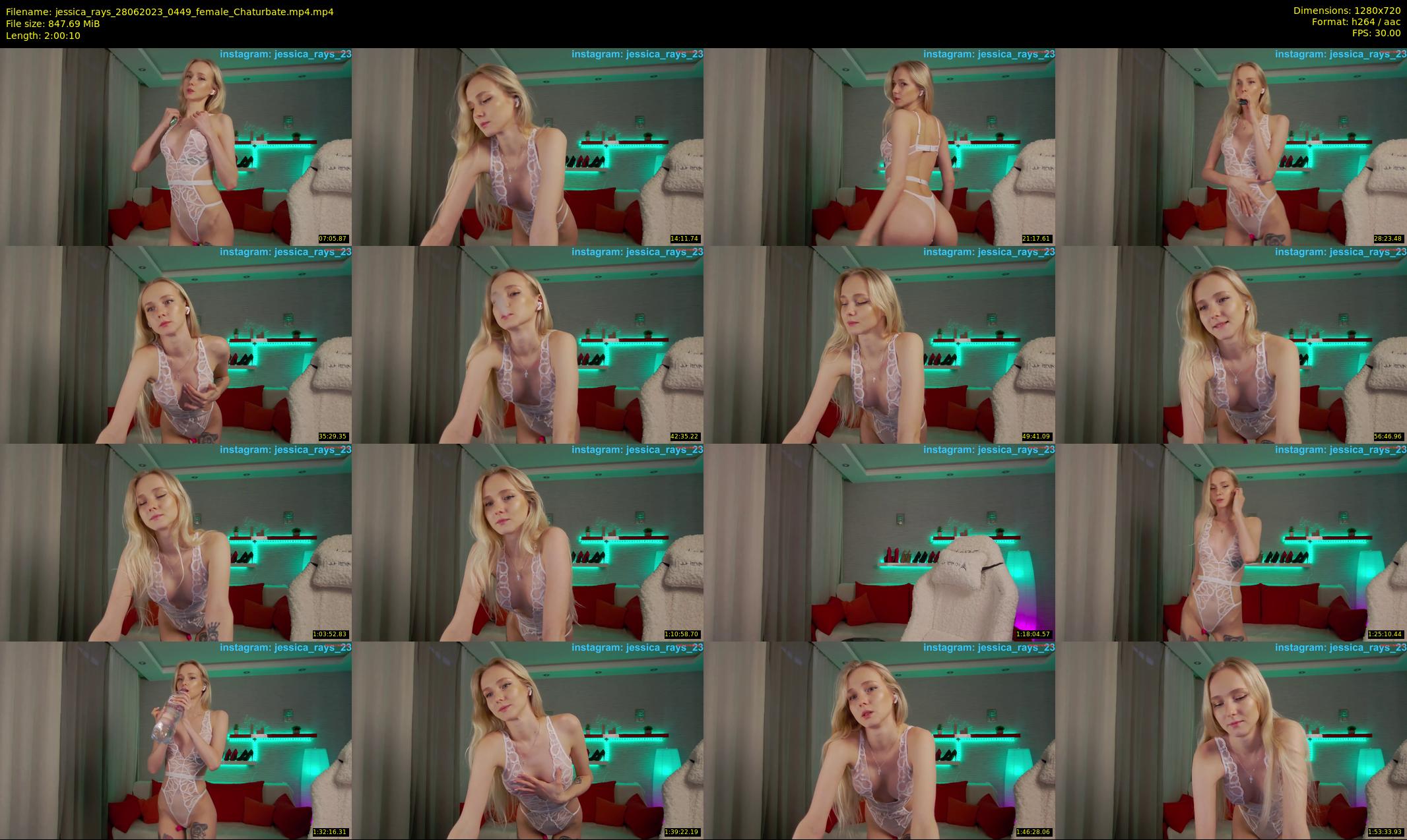 jessica_rays — 121 minute Chaturbate couple cam show recording, 720p, Jun 28, 2023