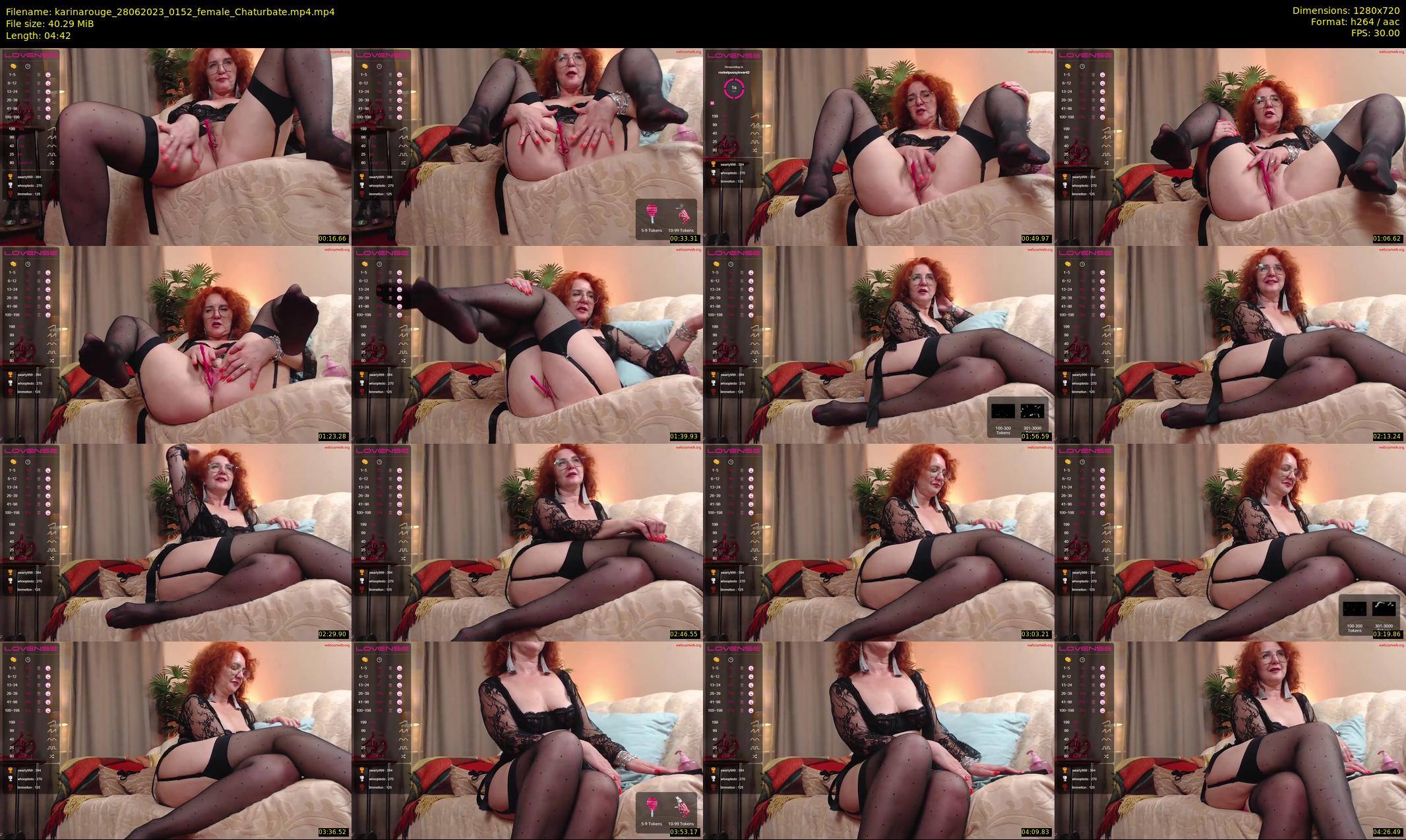 karinarouge — 5 minute Chaturbate female cam show recording, 720p, Jun 28, 2023