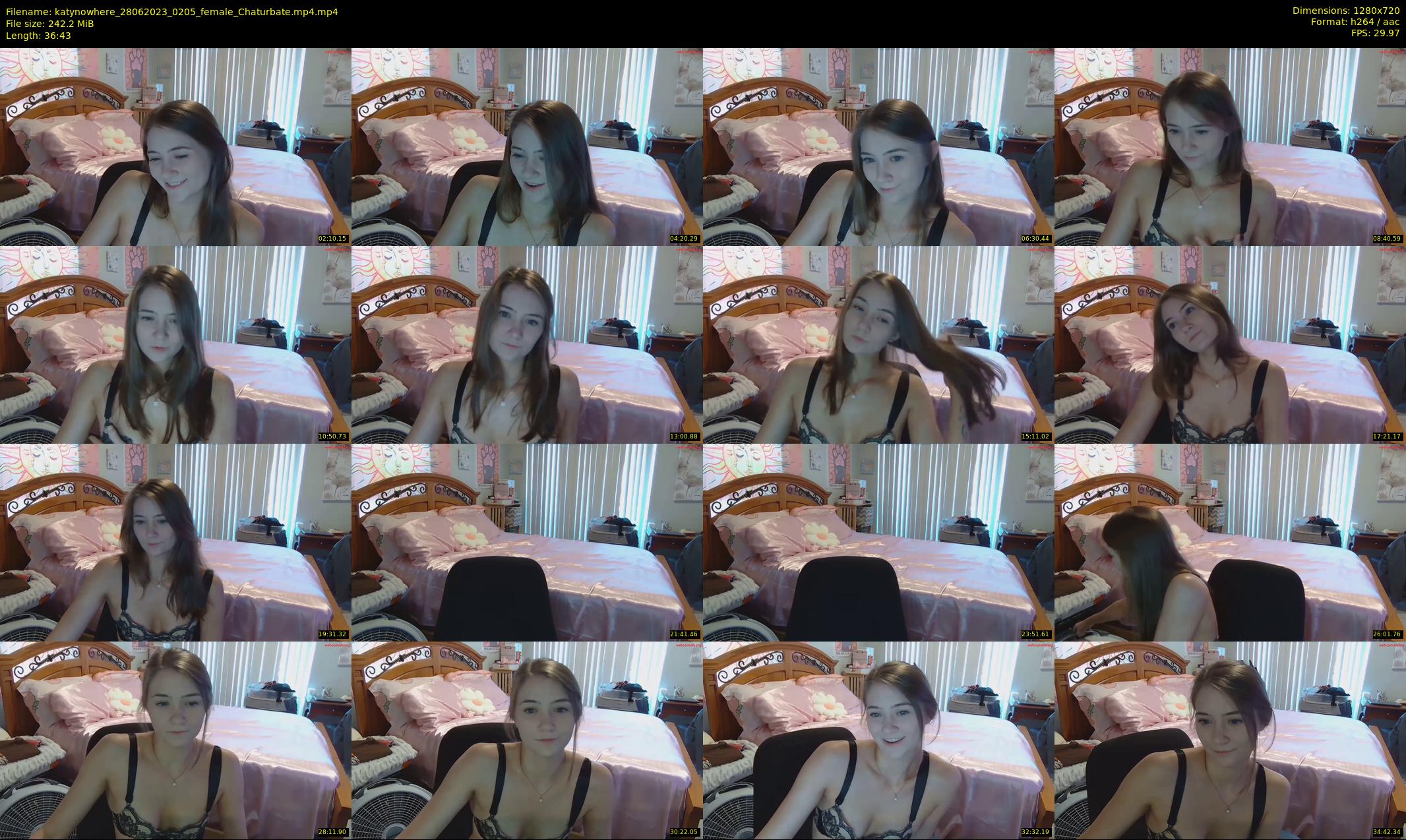katynowhere — 37 minute Chaturbate female cam show recording, 720p, Jun 28, 2023