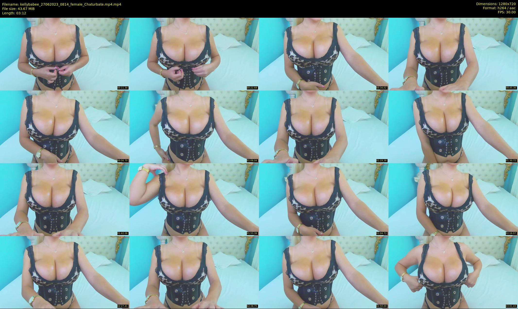 kellybabee — 4 minute Chaturbate female cam show recording, 720p, Jun 27, 2023
