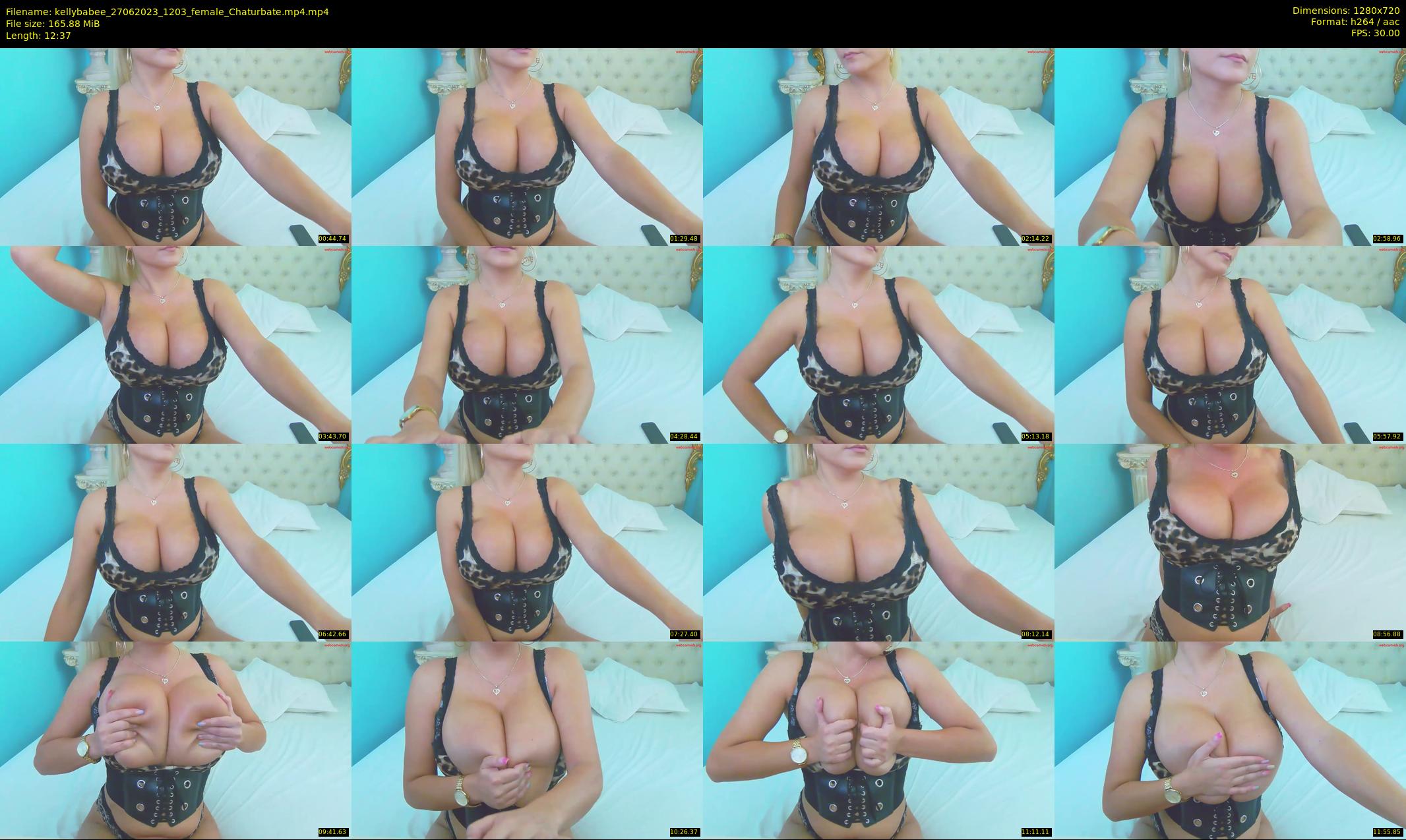 kellybabee — 13 minute Chaturbate female cam show recording, 720p, Jun 27, 2023