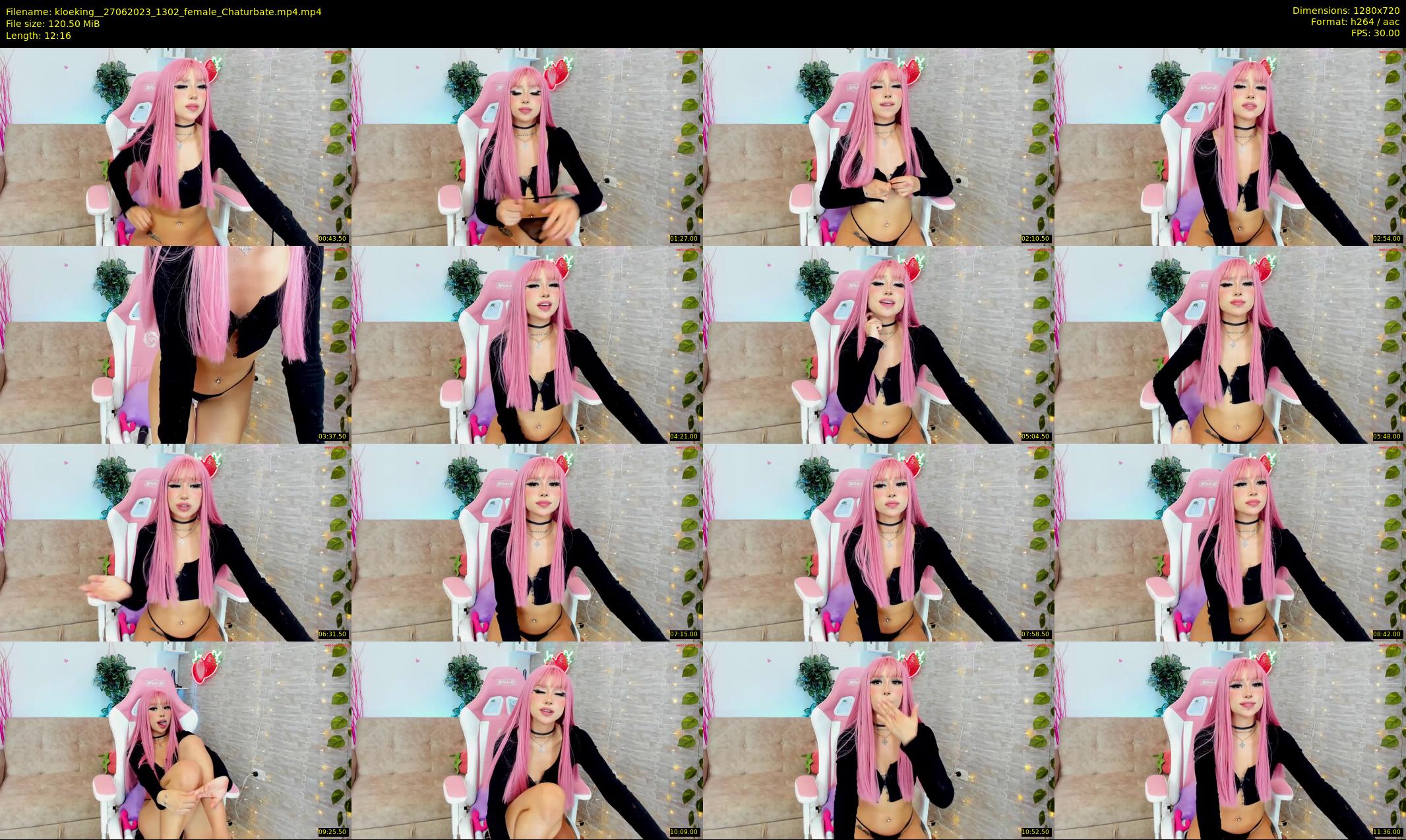 kloeking_ — 13 minute Chaturbate female cam show recording, 720p, Jun 27, 2023