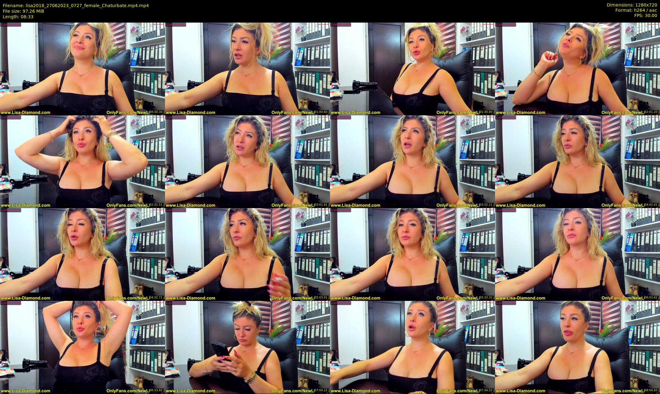 lisa2018 — 9 minute Chaturbate female cam show recording, 720p, Jun 27, 2023