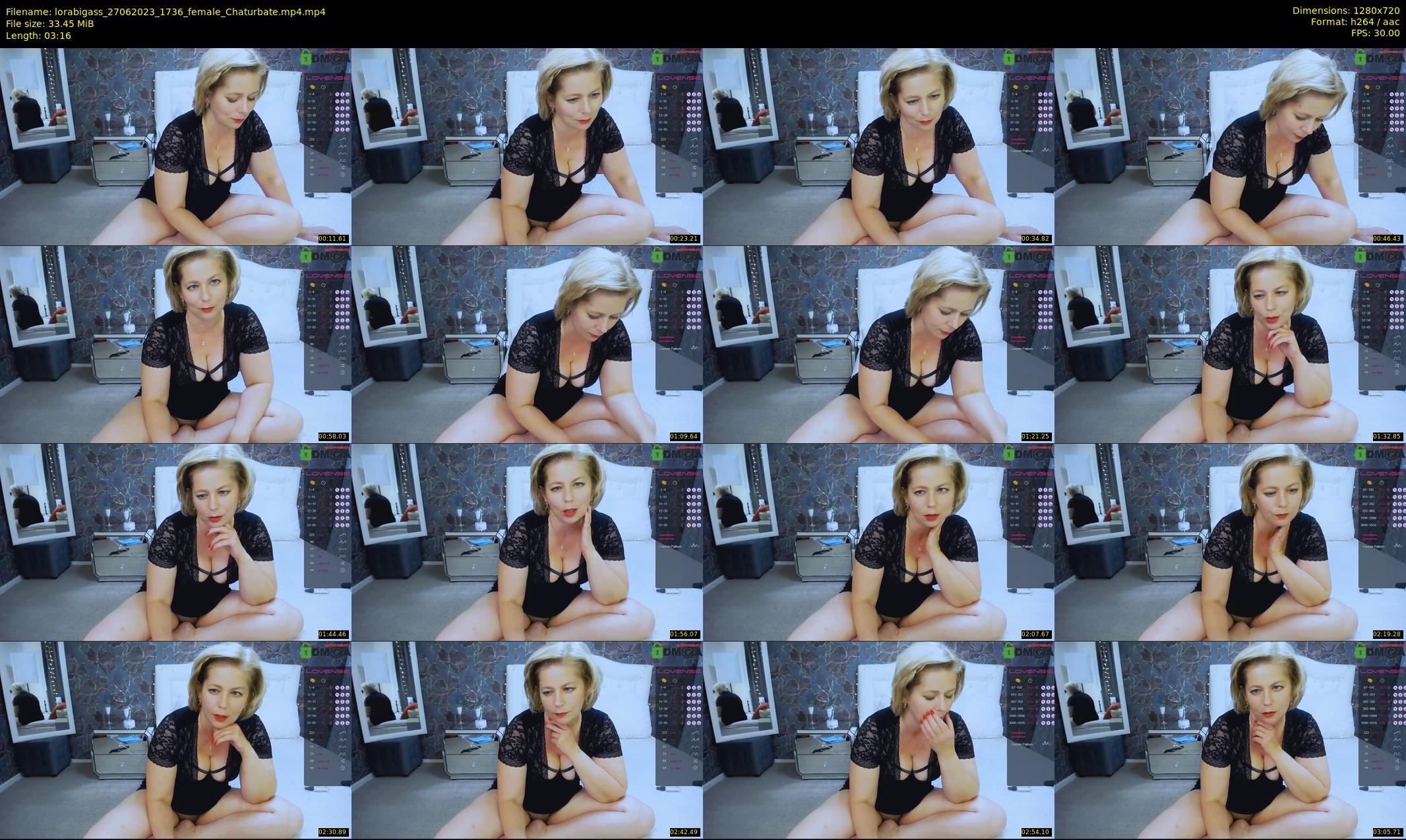 lorabigass — 4 minute Chaturbate female cam show recording, 720p, Jun 27, 2023
