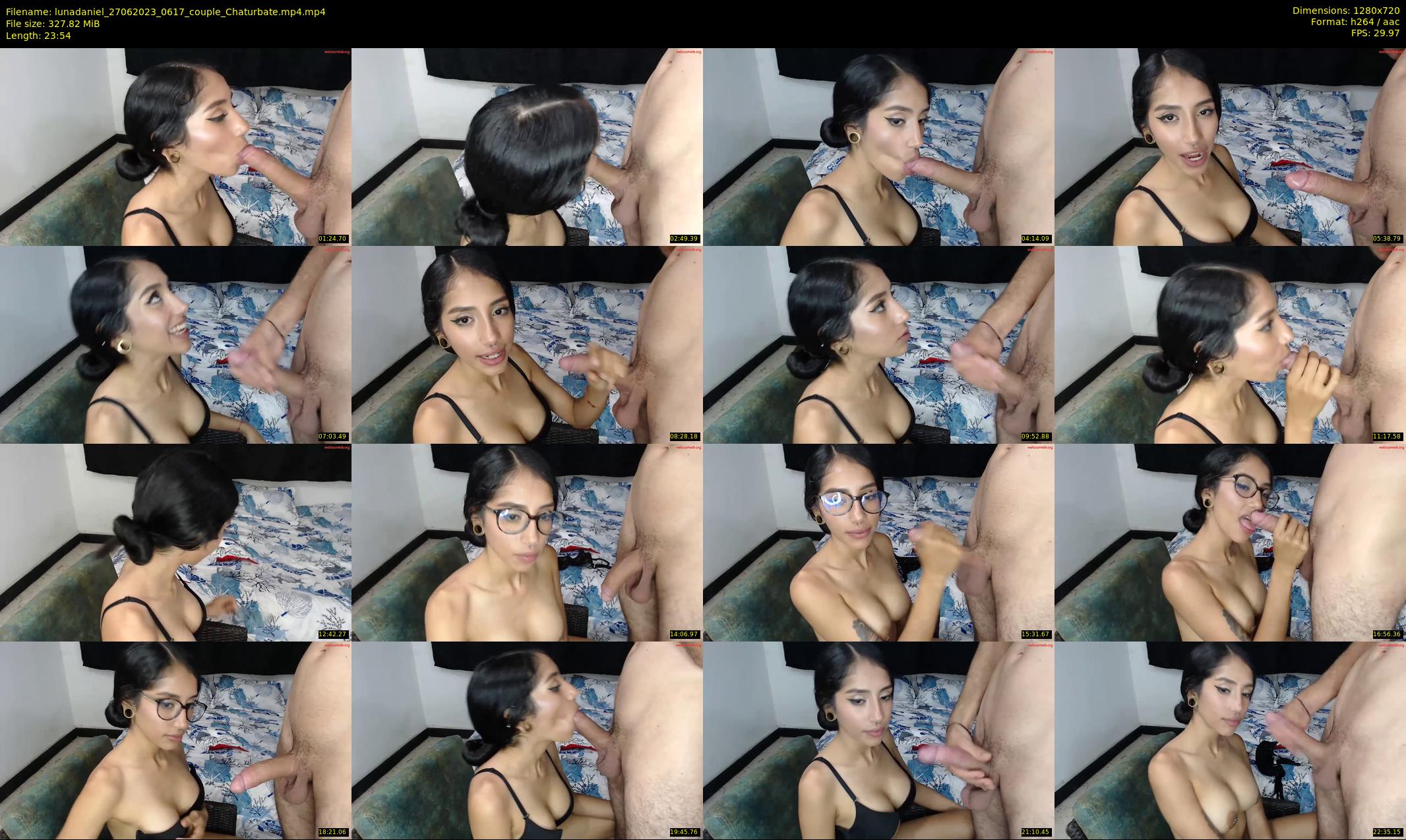 lunadaniel — 24 minute Chaturbate couple cam show recording, 720p, Jun 27, 2023