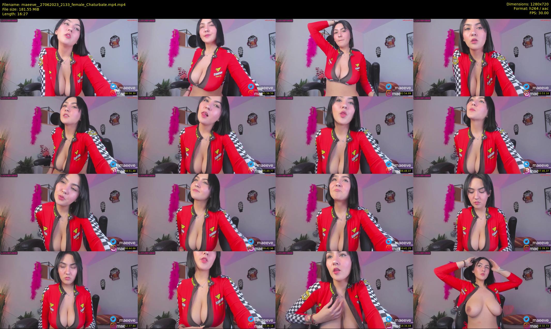maeeve_ — 17 minute Chaturbate female cam show recording, 720p, Jun 27, 2023