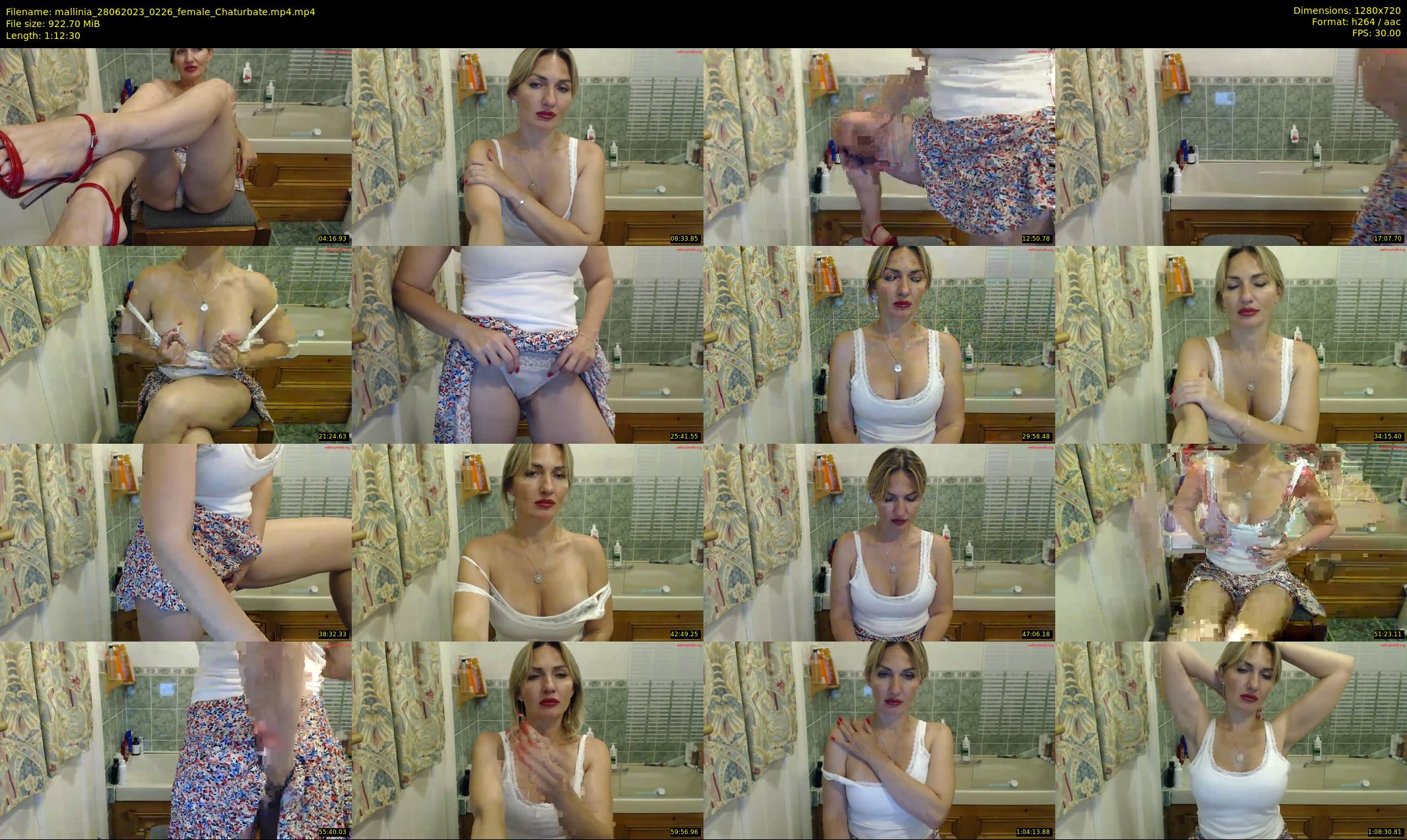 mallinia — 73 minute Chaturbate female cam show recording, 720p, Jun 28, 2023