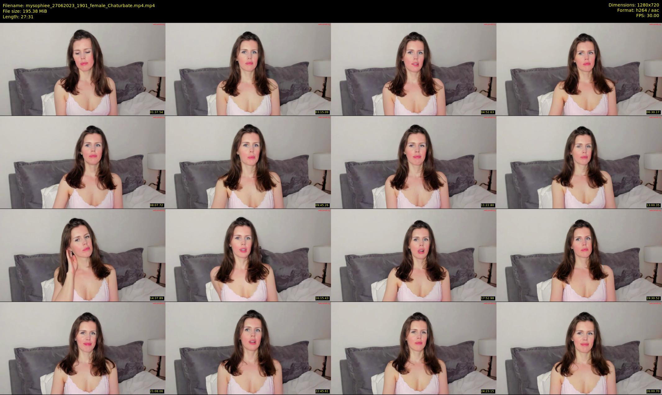 mysophiee — 28 minute Chaturbate female cam show recording, 720p, Jun 27, 2023