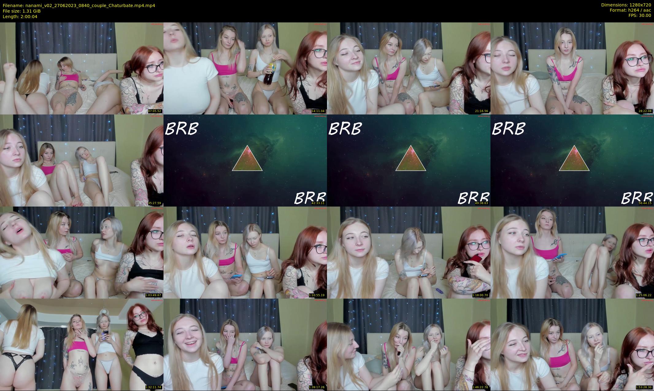 nanami_v02 — 121 minute Chaturbate couple cam show recording, 720p, Jun 27, 2023