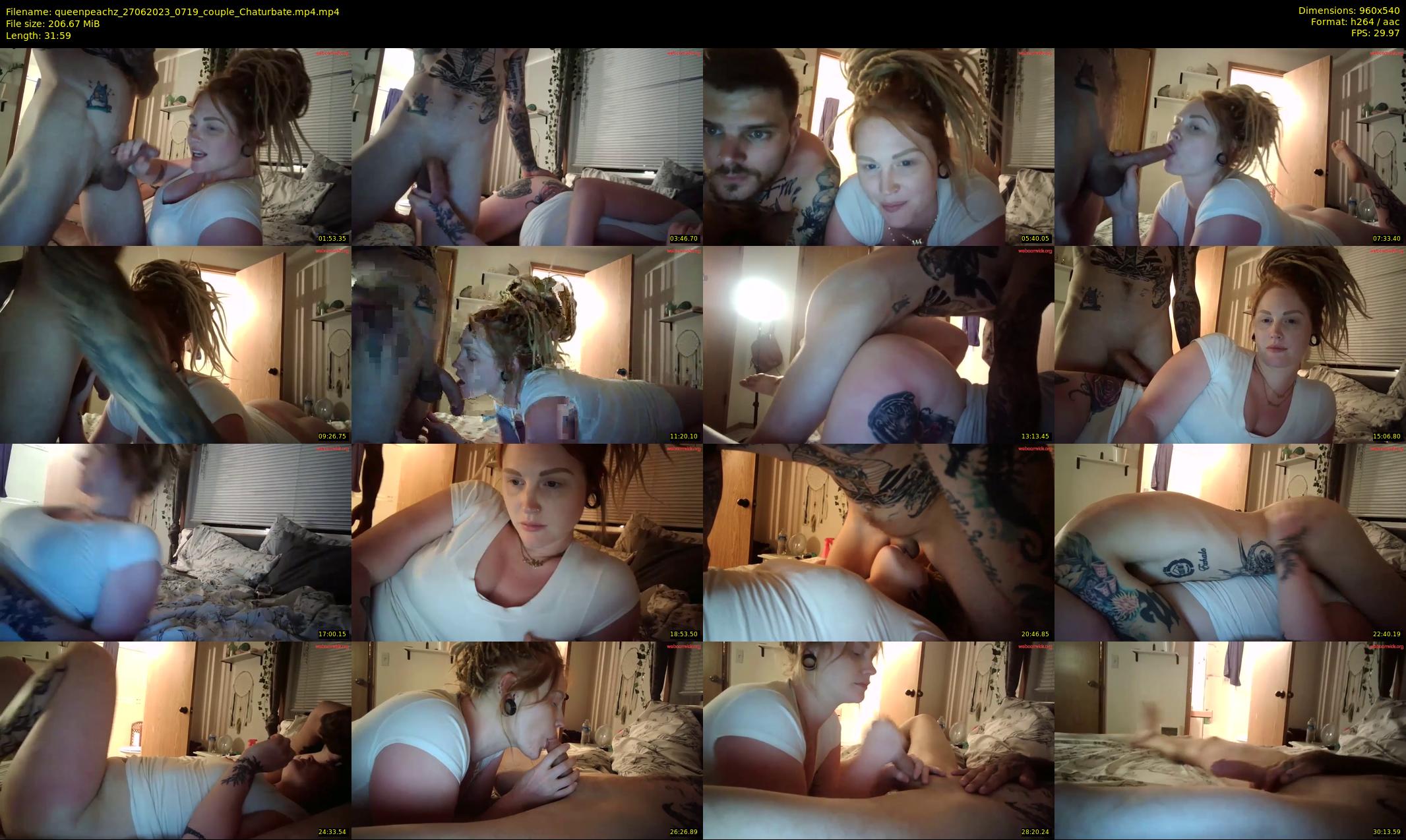 queenpeachz — 32 minute Chaturbate couple cam show recording, 480p, Jun 27, 2023