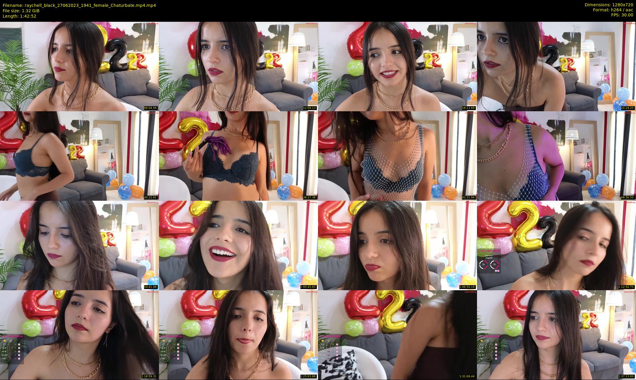 raychell_black — 103 minute Chaturbate female cam show recording, 720p, Jun 27, 2023