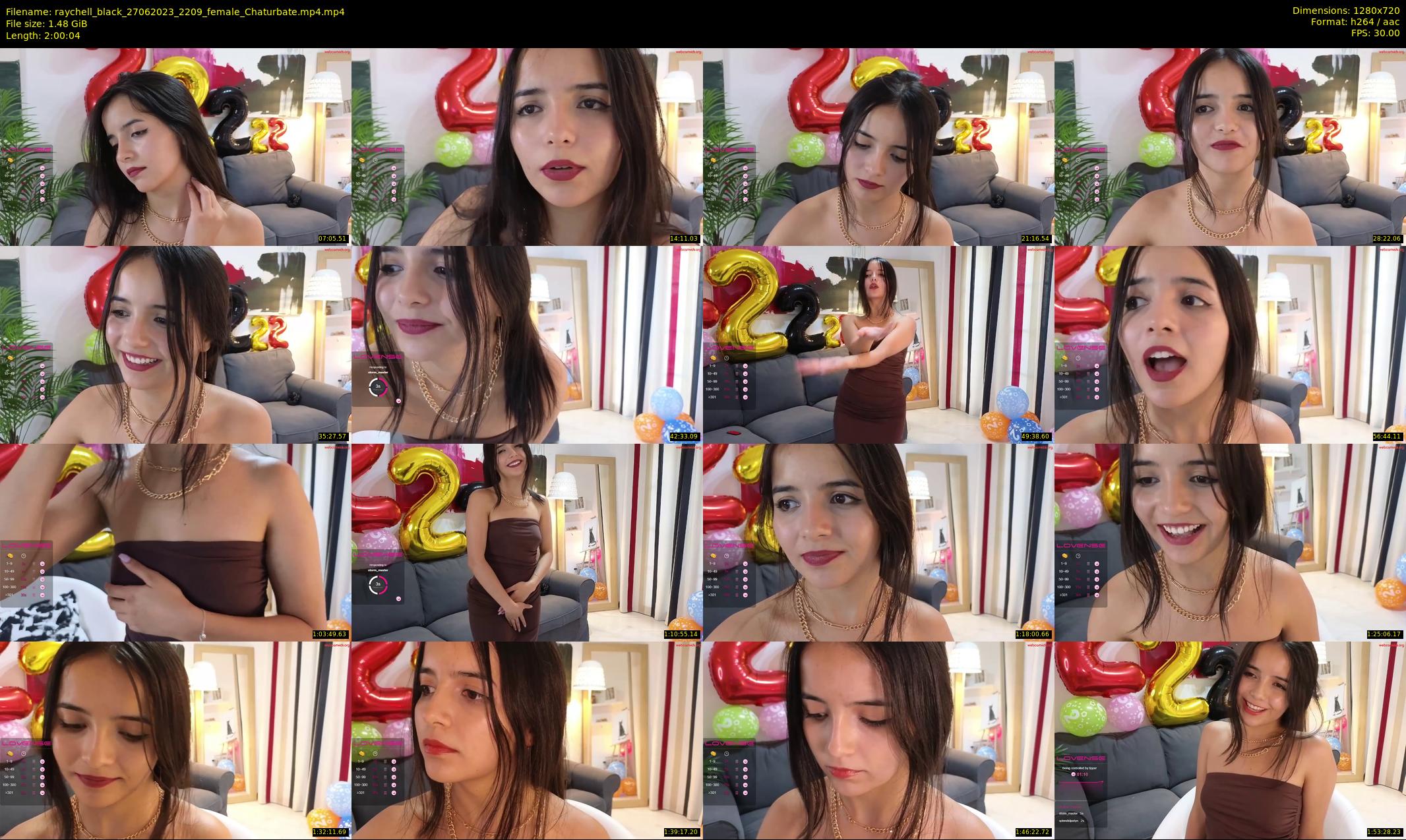 raychell_black — 121 minute Chaturbate female cam show recording, 720p, Jun 27, 2023