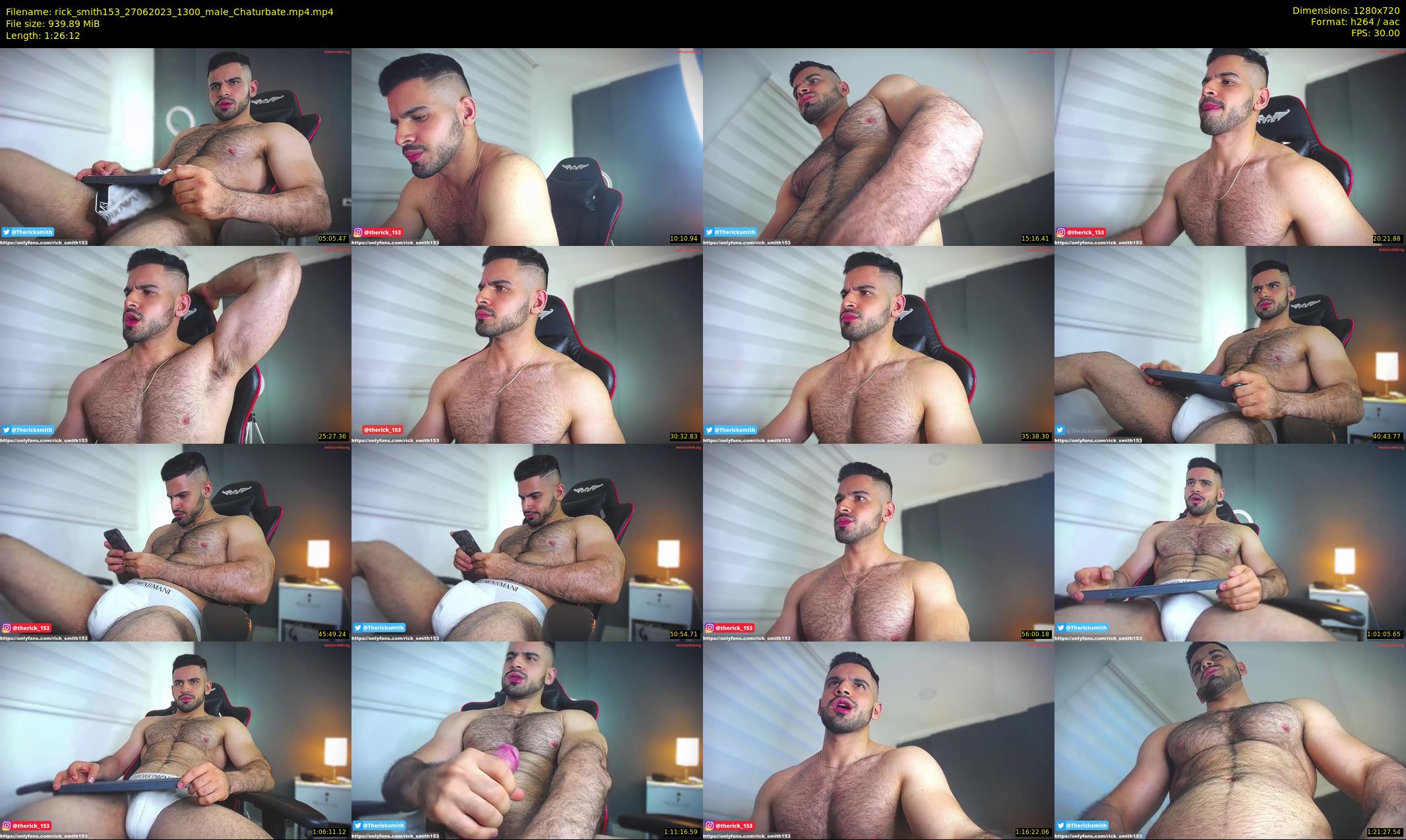 rick_smith153 — 87 minute Chaturbate male cam show recording, 720p, Jun 27, 2023