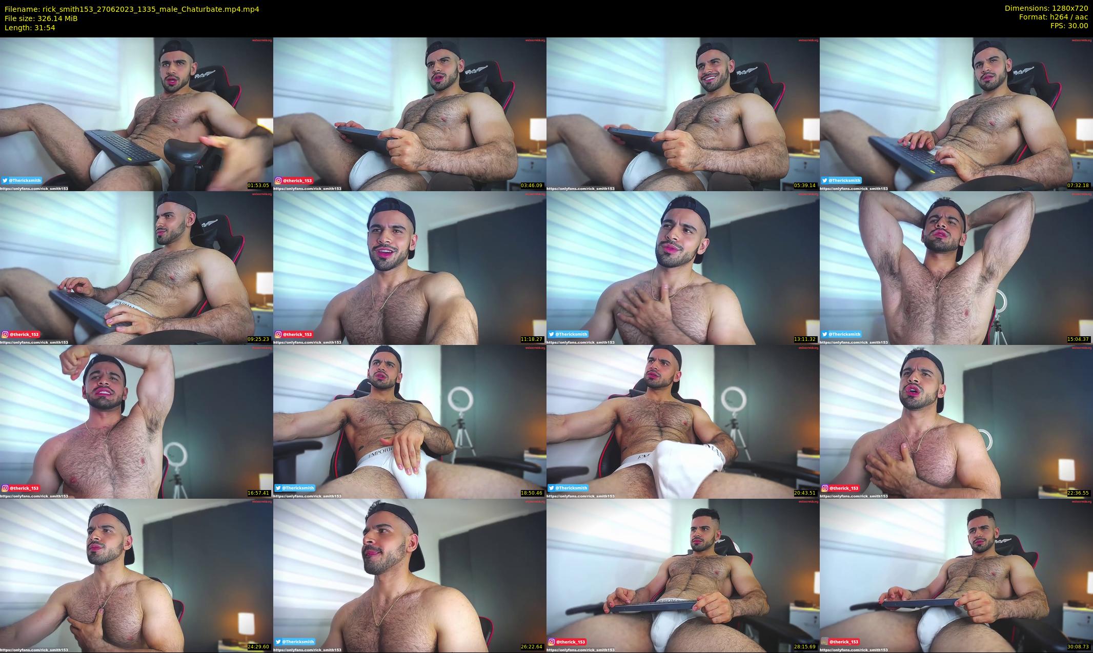 rick_smith153 — 32 minute Chaturbate male cam show recording, 720p, Jun 27, 2023