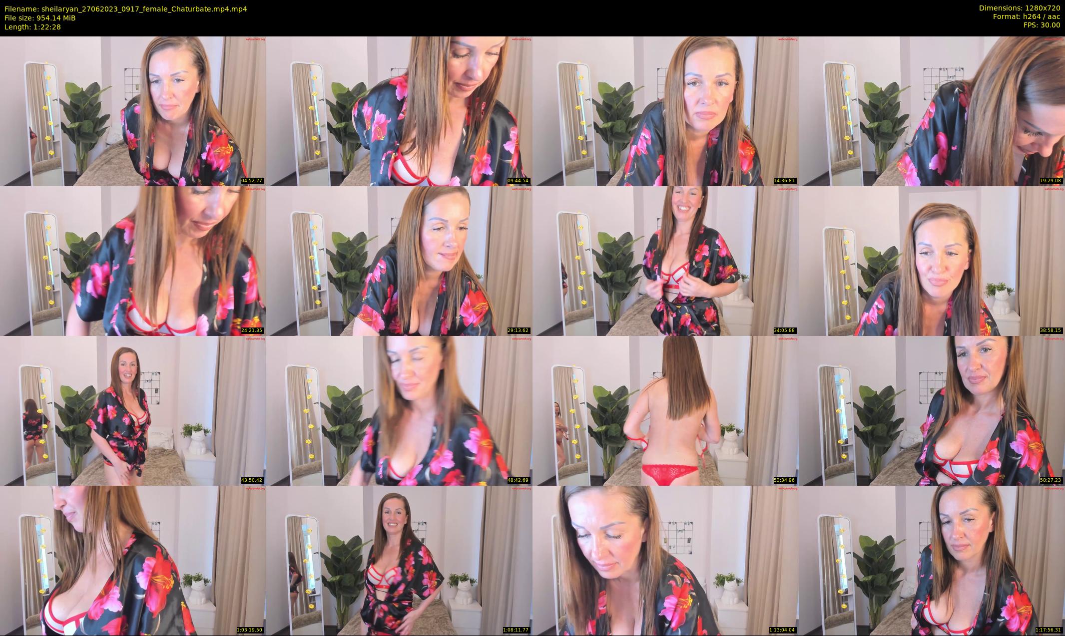 sheilaryan — 83 minute Chaturbate female cam show recording, 720p, Jun 27, 2023