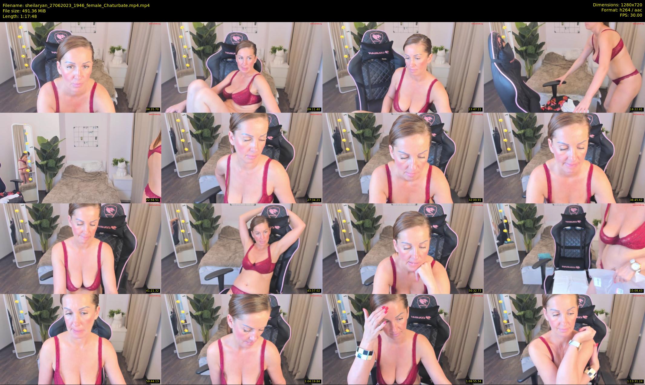 sheilaryan — 78 minute Chaturbate female cam show recording, 720p, Jun 27, 2023