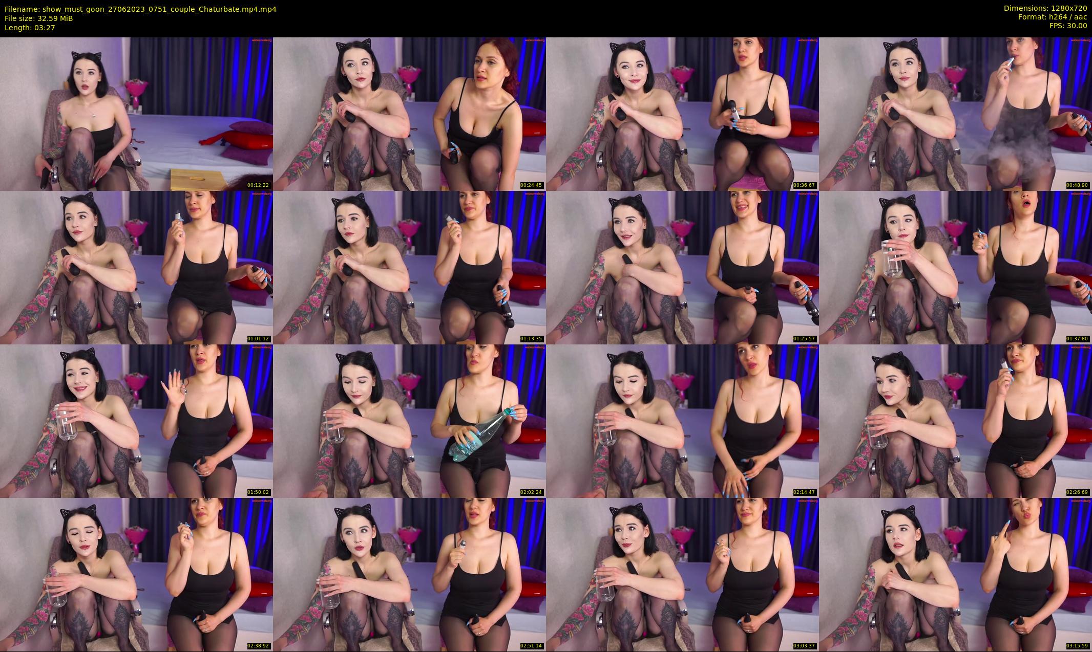 show_must_goon — 4 minute Chaturbate female cam show recording, 720p, Jun 27, 2023