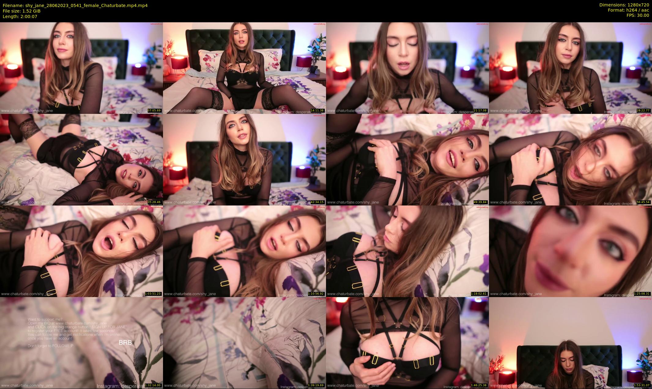 shy_jane — 121 minute Chaturbate female cam show recording, 720p, Jun 28, 2023