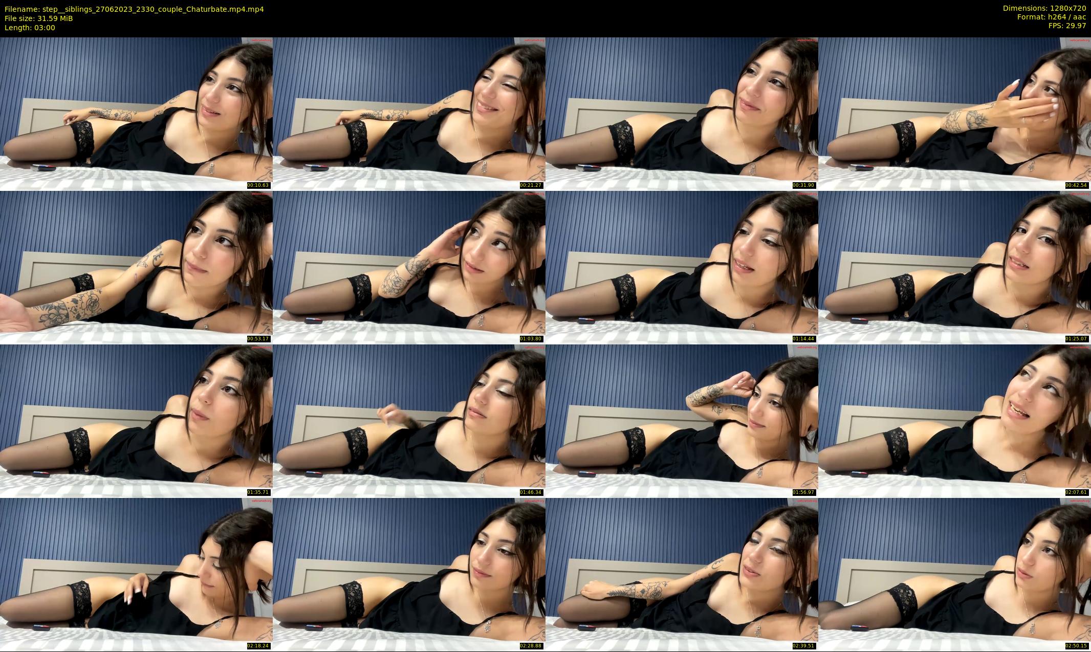 step__siblings — 3 minute Chaturbate couple cam show recording, 720p, Jun 27, 2023
